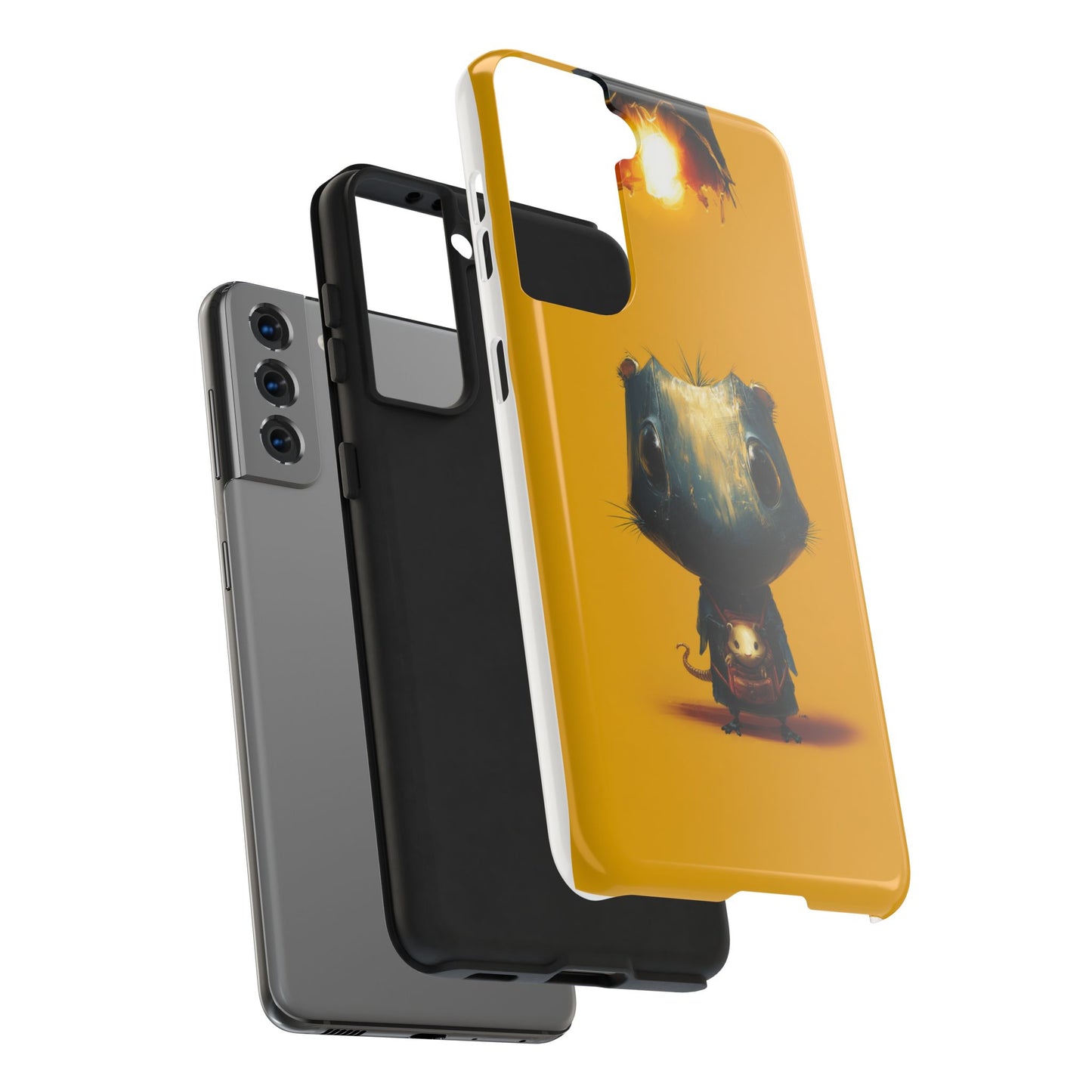 Whimsical Tough Phone Case | Cute Character Design for Animal Lovers
