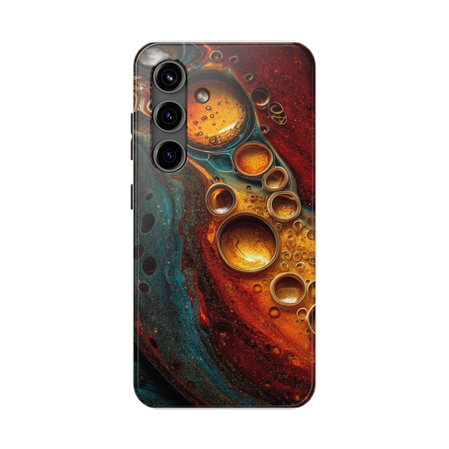 Abstract Art Tough Phone Case - Unique Colorful Design
