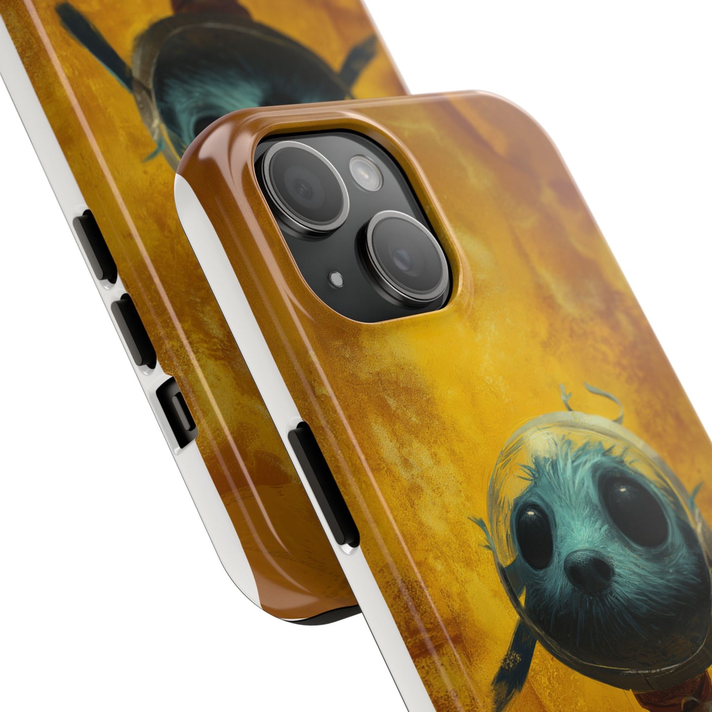 Cute Dog Art Tough Phone Case - Stylish & Protective