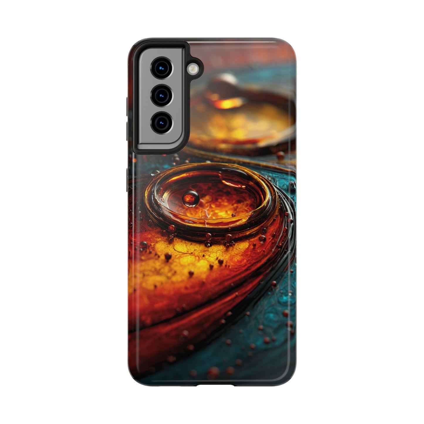 Artistic Tough Phone Case – Abstract Colorful Design for Unique Protection