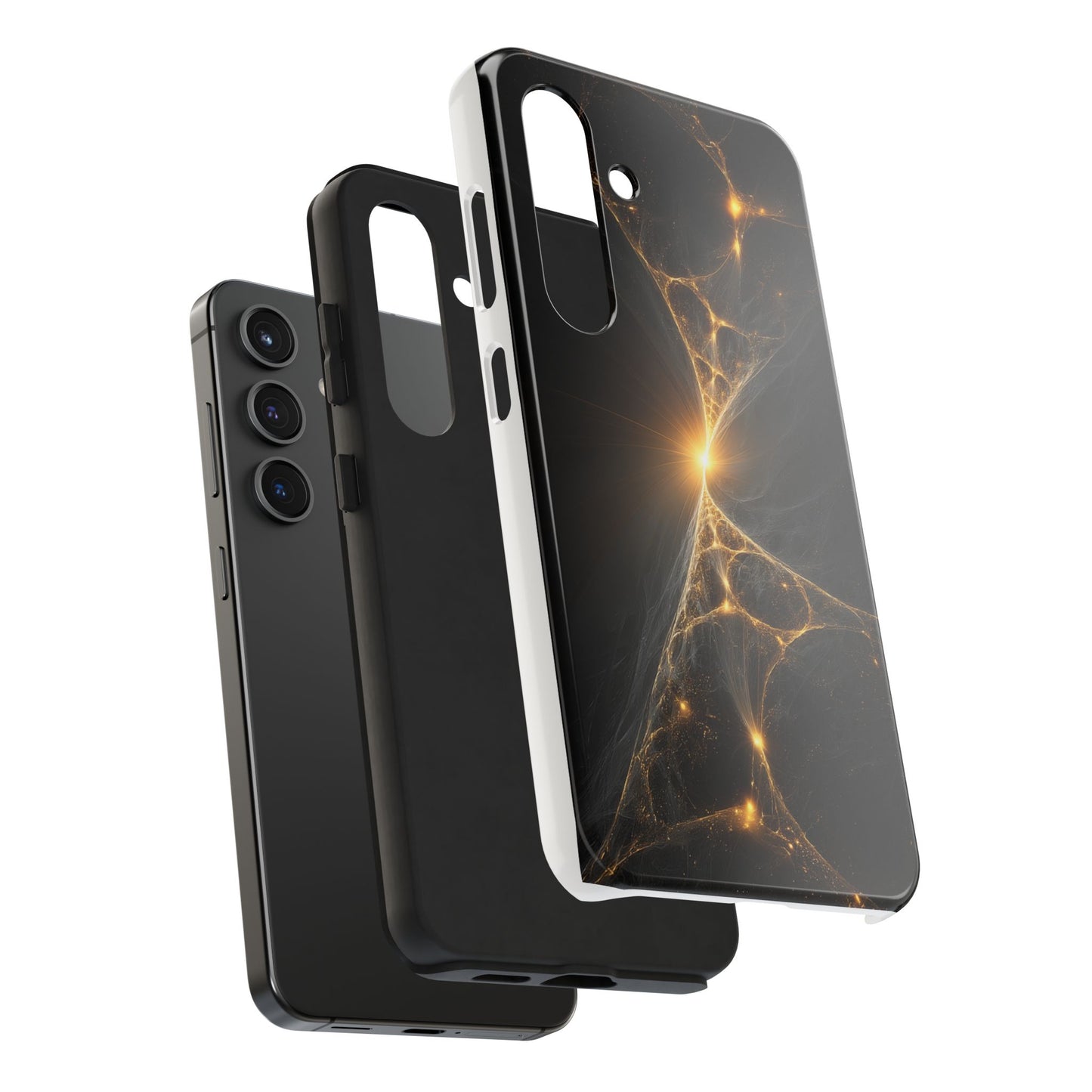 Cosmic Glow Tough Phone Case - Durable Protection with Stunning Galaxy Design