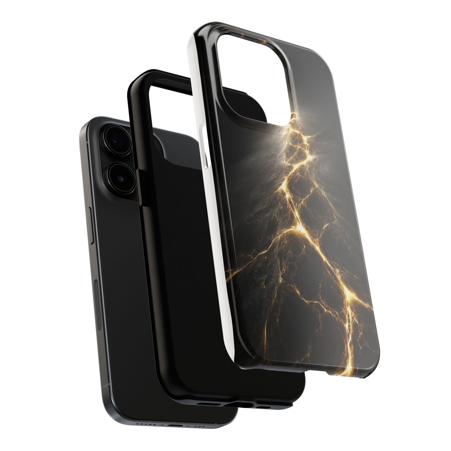 Lightning Bolt Tough Phone Case - Durable & Stylish Protection
