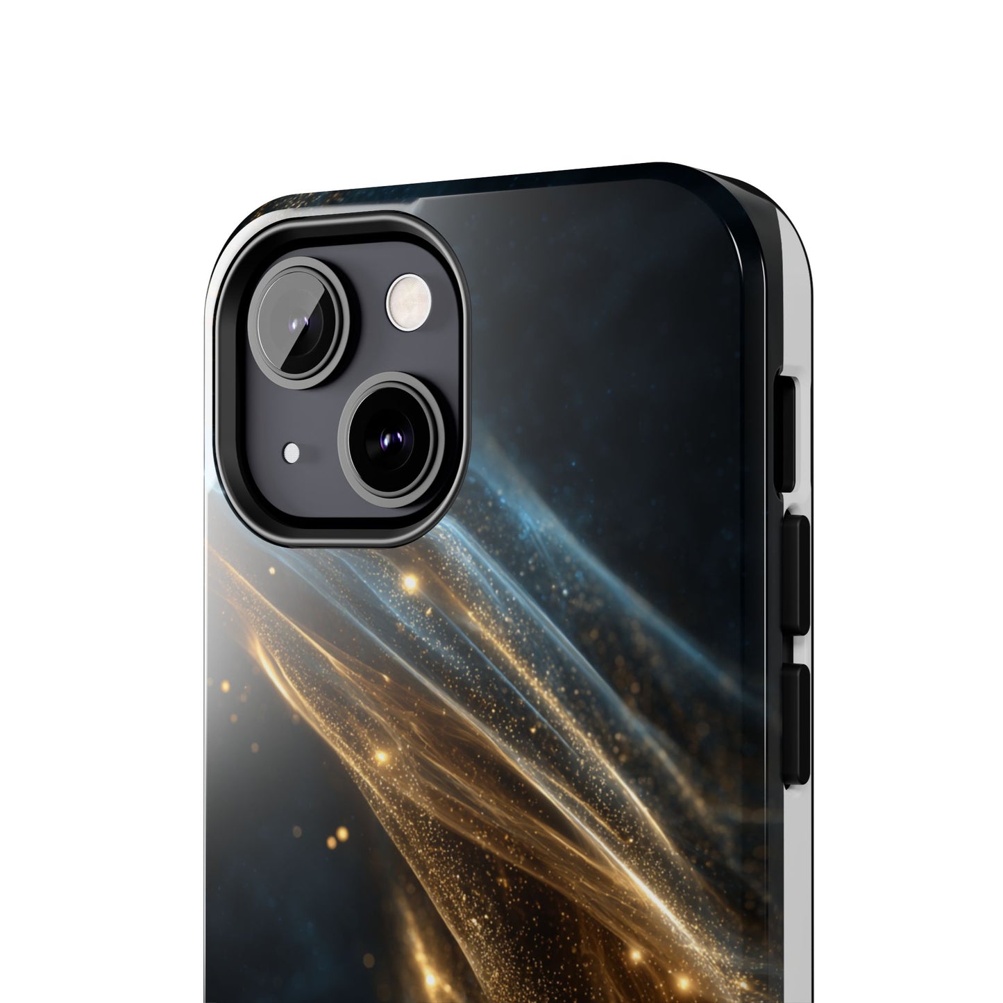 Stunning Gold Swirl Tough Phone Case - Stylish Protection with Elegance
