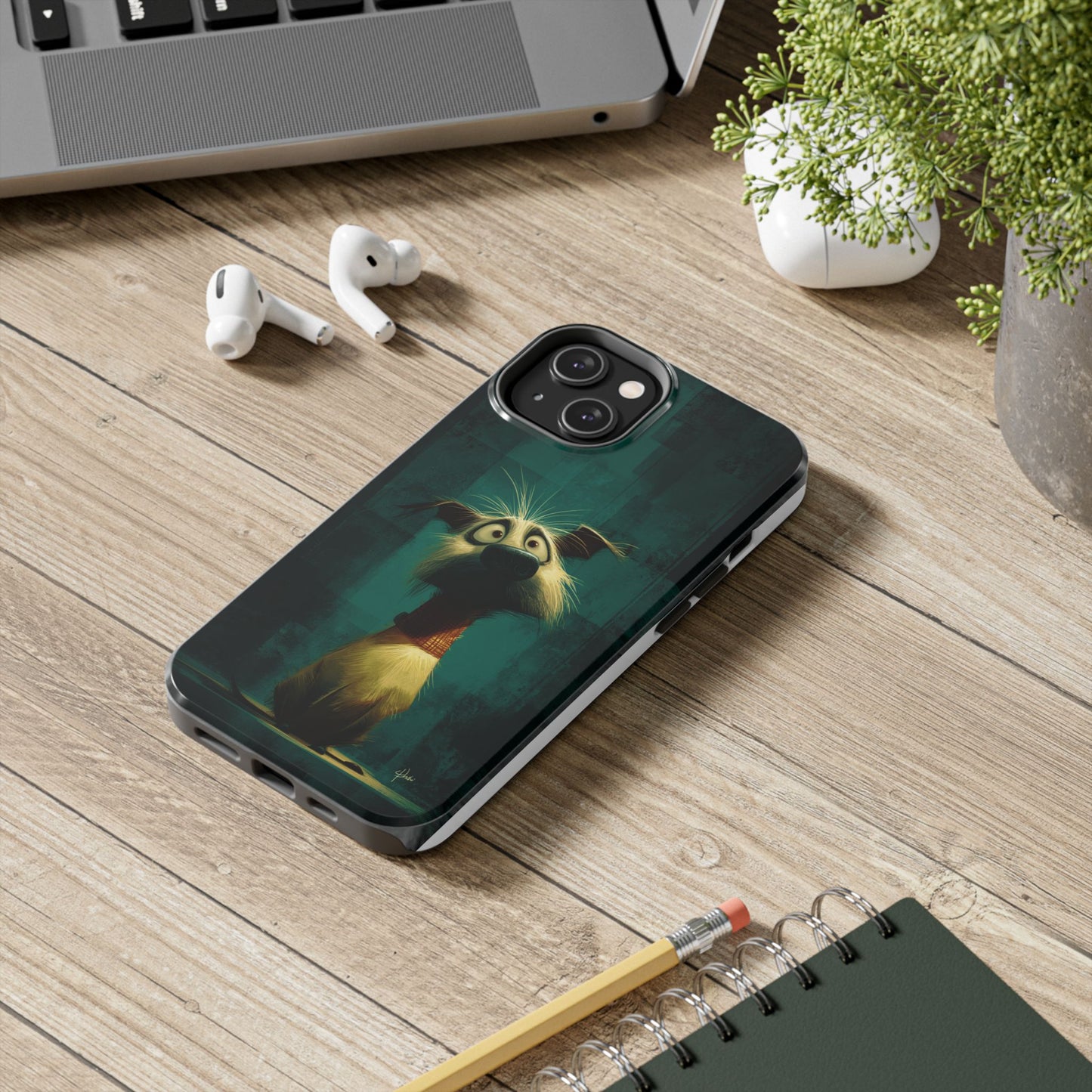 Cute Pet-Inspired Tough Phone Case - Ideal for Animal Lovers