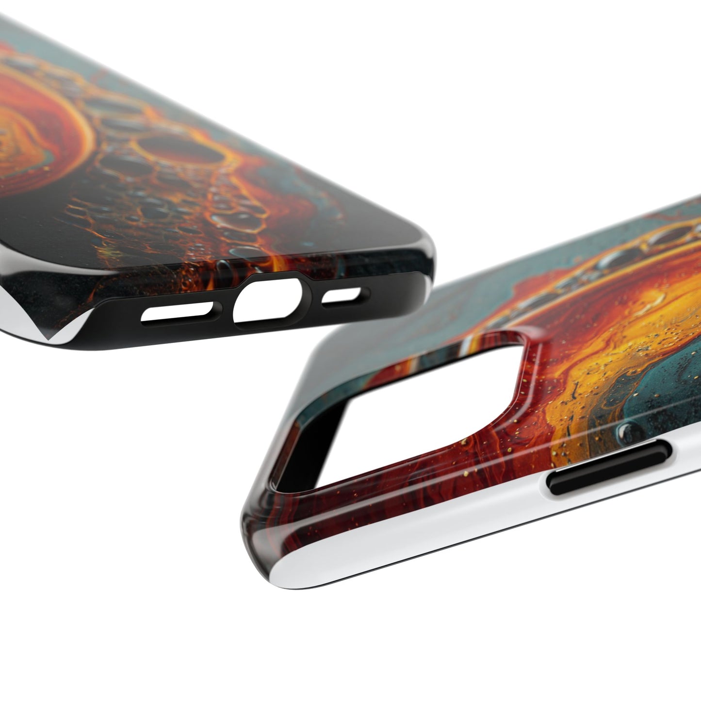 Vibrant Abstract Tough Phone Cases - Stylish Protection