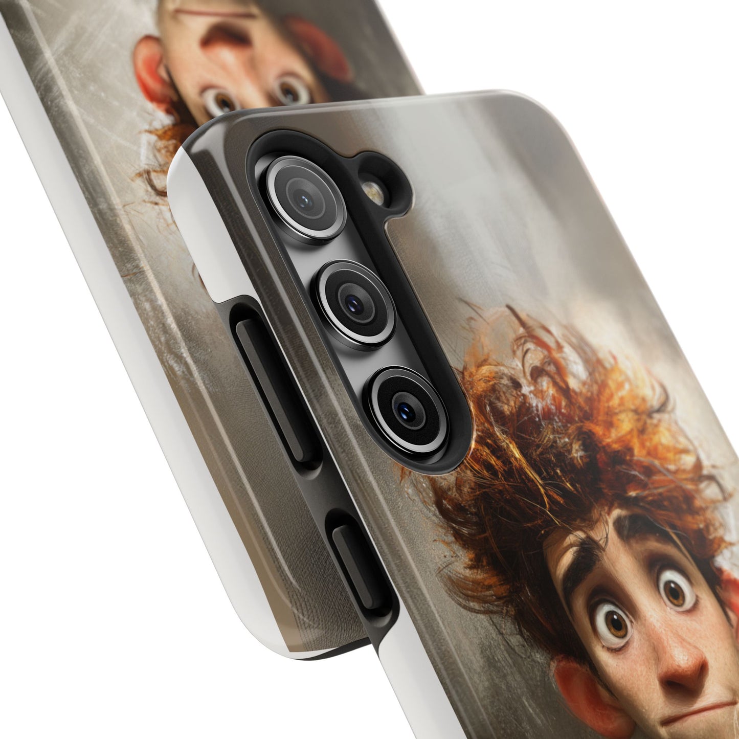Whimsical Tough Phone Case – Unique Art Design for Creative Souls