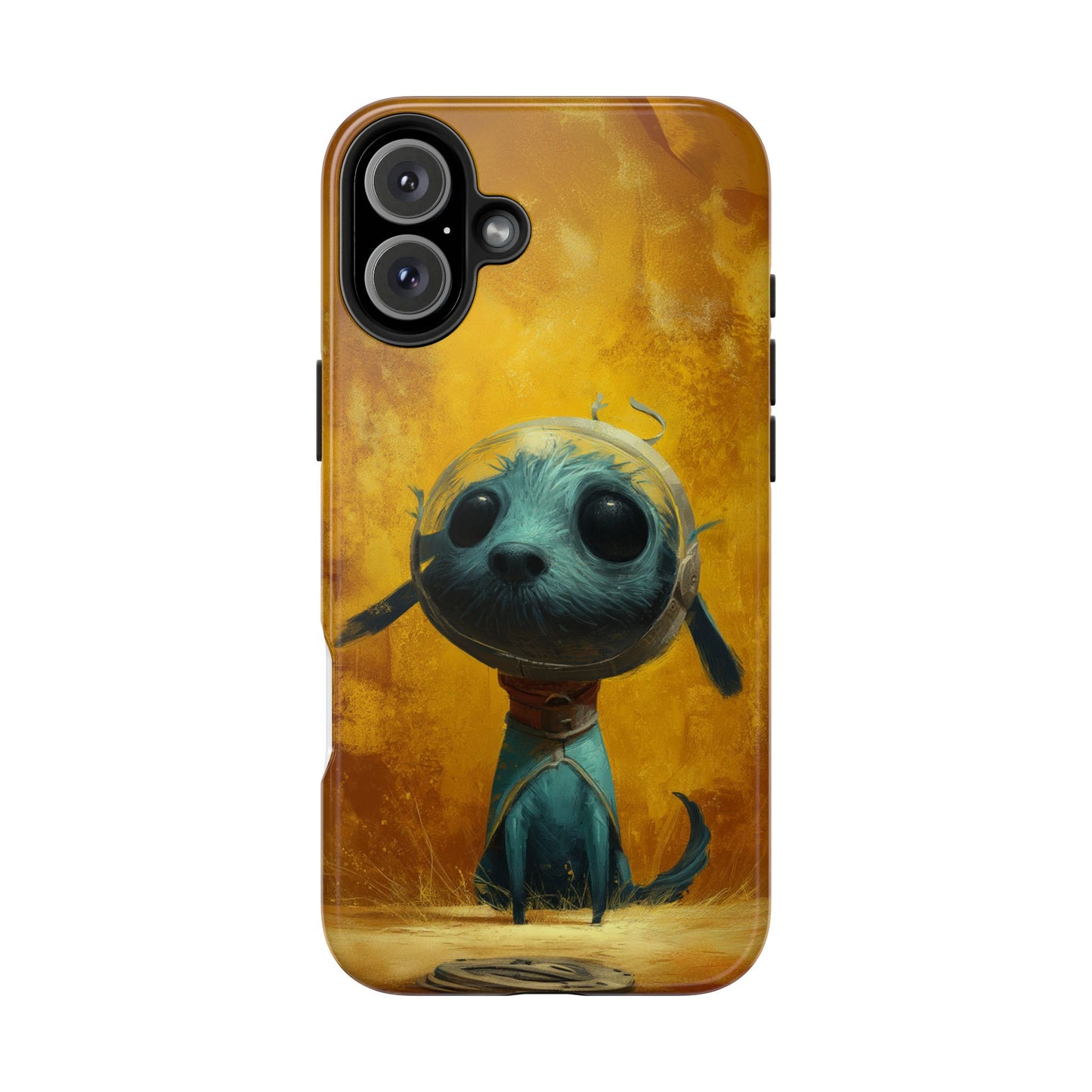 Cute Dog Art Tough Phone Case - Stylish & Protective
