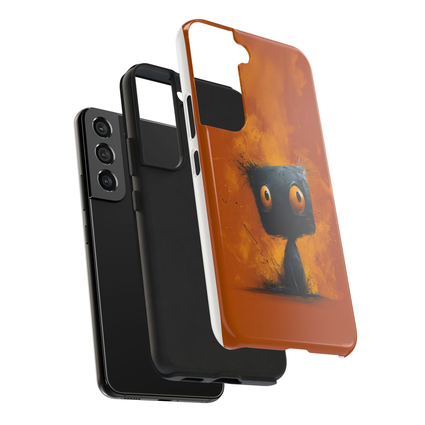 Cute Monster Tough Phone Case - Durable Protector for Kids & Adults