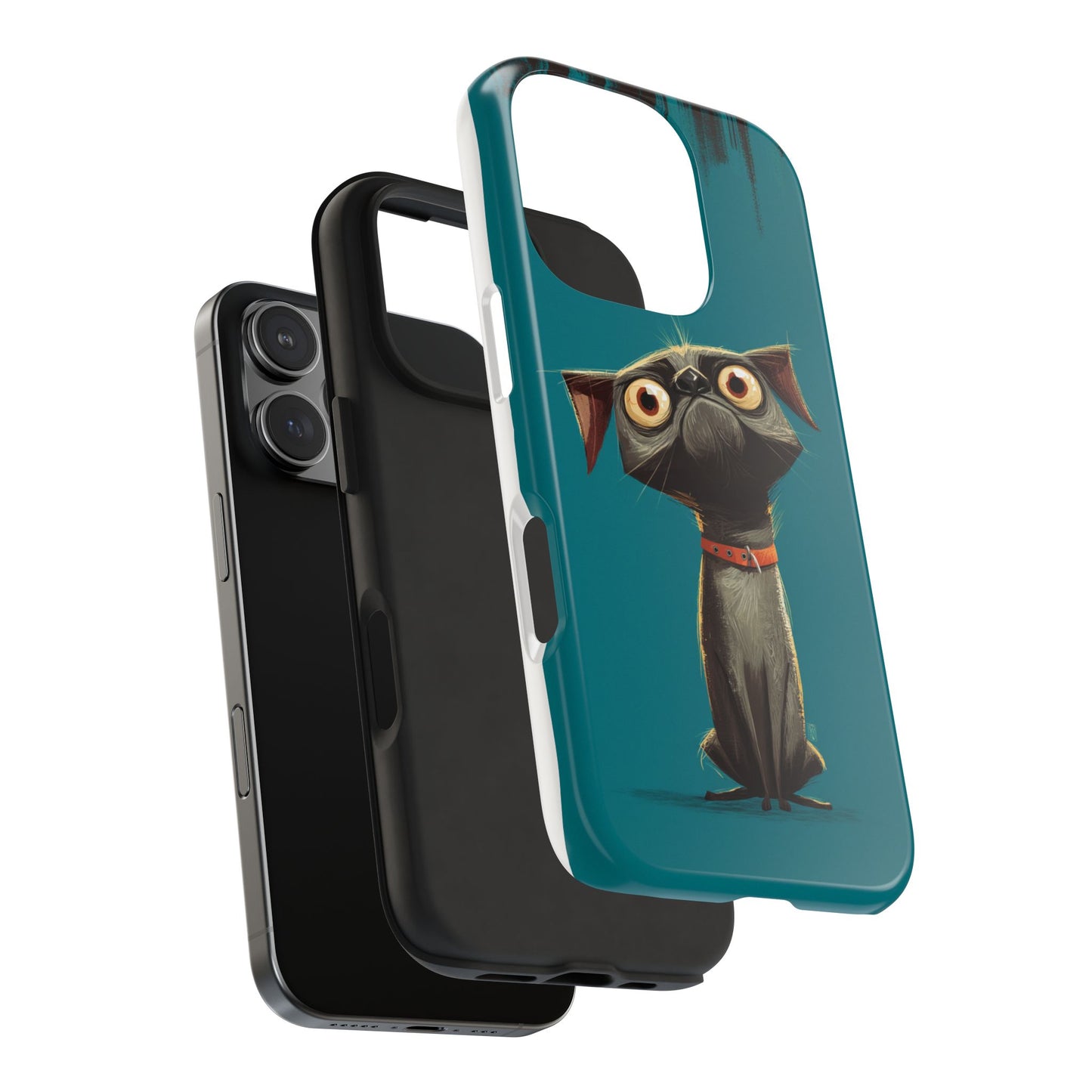 Cute Dog Tough Phone Case - Durable Protection for Pet Lovers