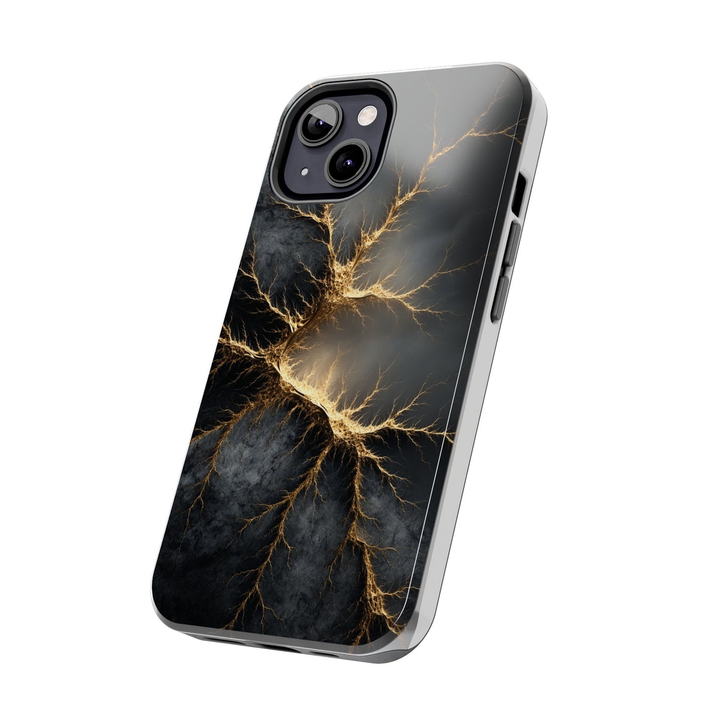 Electric Lightning Tough Phone Case - Durable Protection with Striking Design