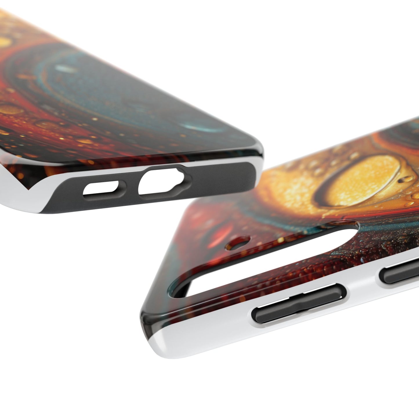 Vibrant Watercolor Tough Phone Case - Colorful Abstract Design