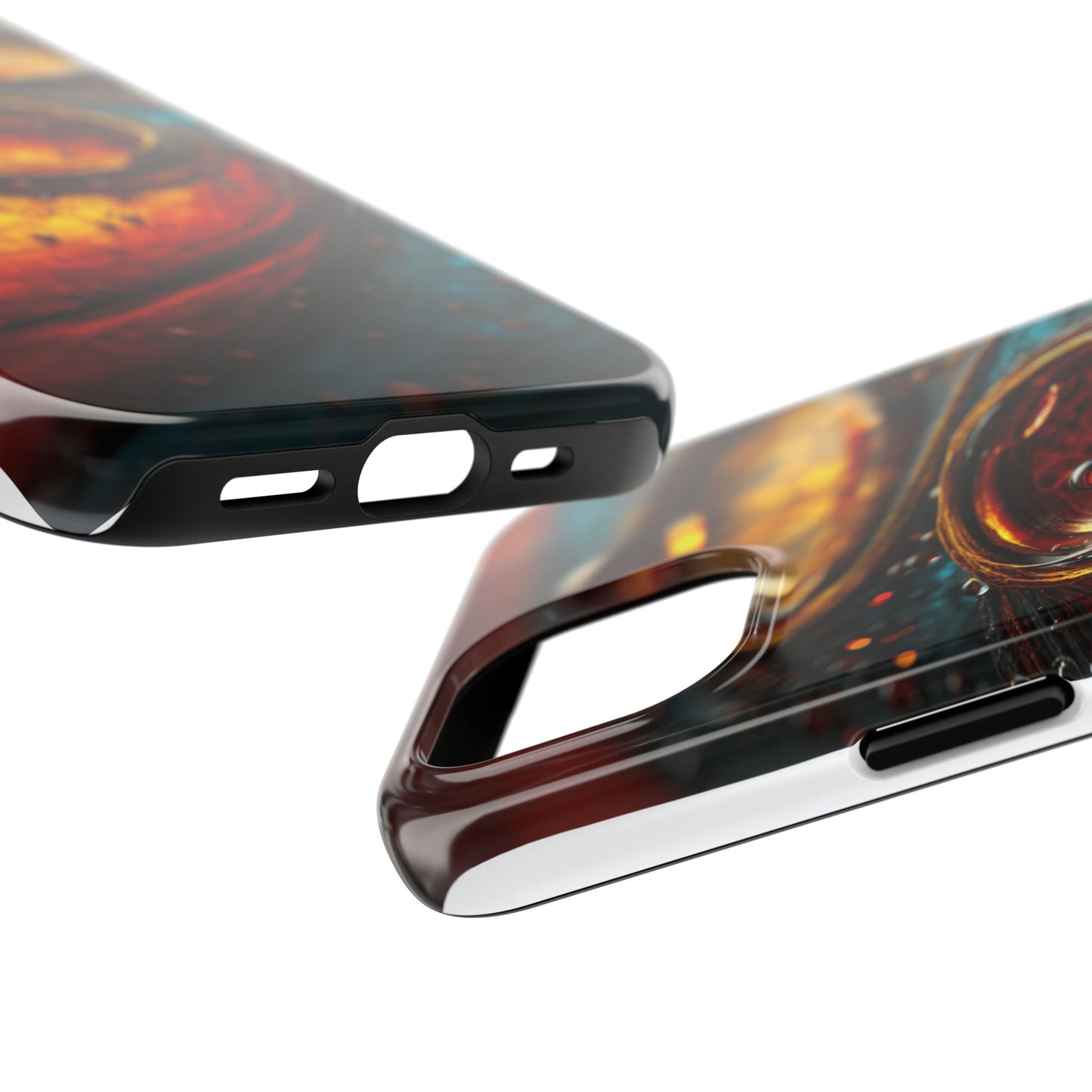 Artistic Tough Phone Case – Abstract Colorful Design for Unique Protection