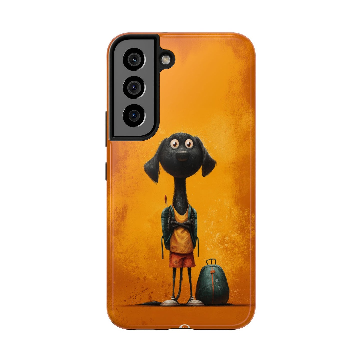 Cute Dog Art Tough Phone Case for Animal Lovers