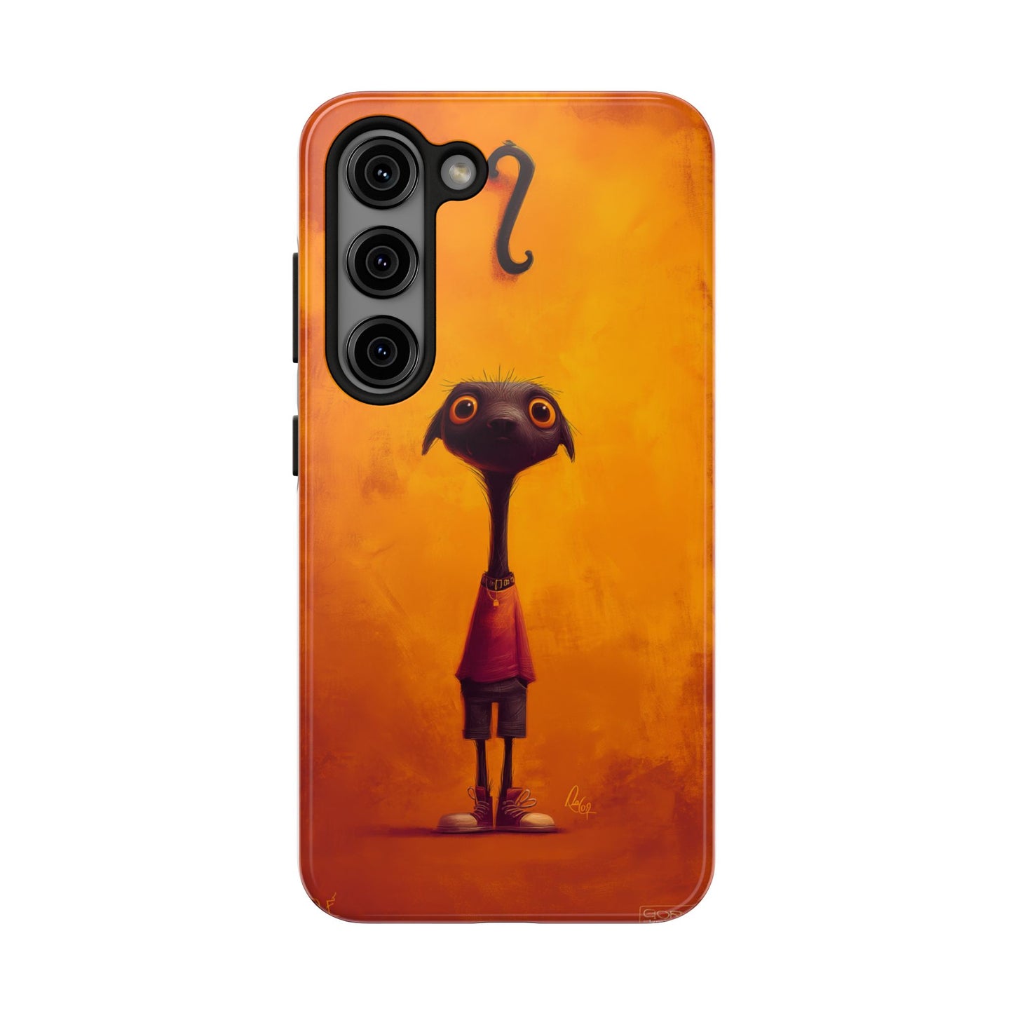 Whimsical Tough Phone Cases - Unique, Durable Design for Creative Minds
