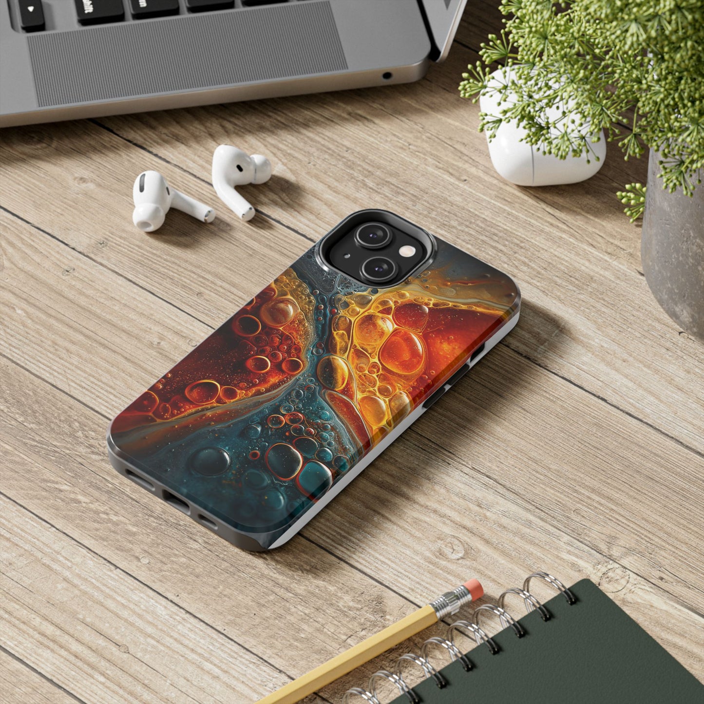 Vibrant Abstract Tough Phone Case - Protect Your Device with Style