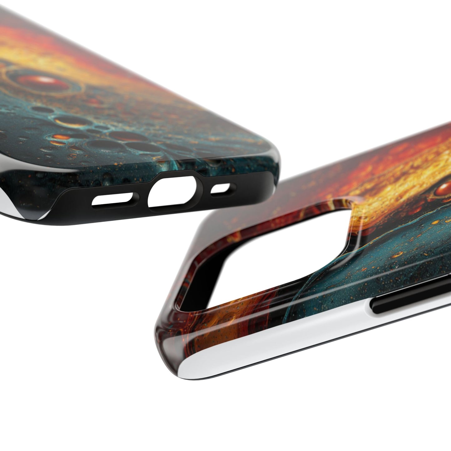 Abstract Colorful Tough Phone Case - Protective Cover with Unique Design