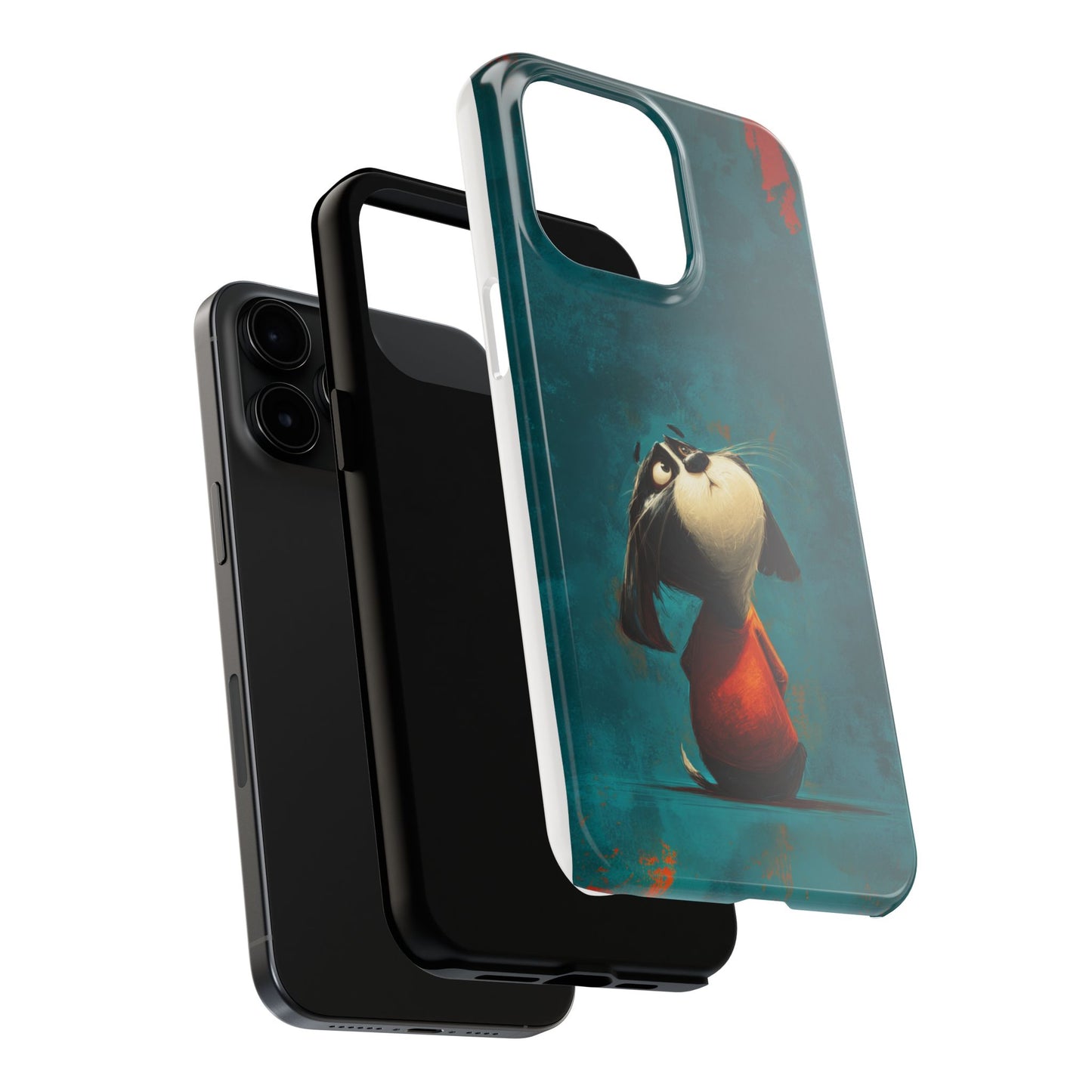 Whimsical Dog Tough Phone Case - Perfect for Pet Lovers!