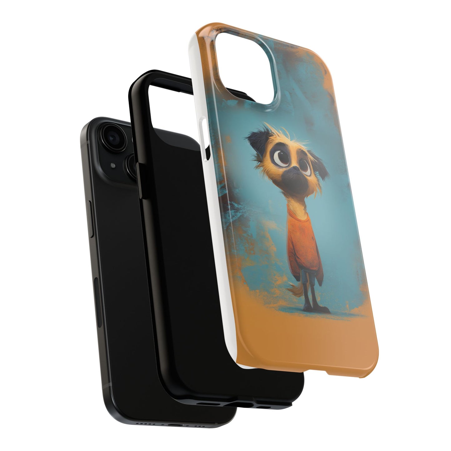 Cute Cartoon Dog Tough Phone Case for Pet Lovers