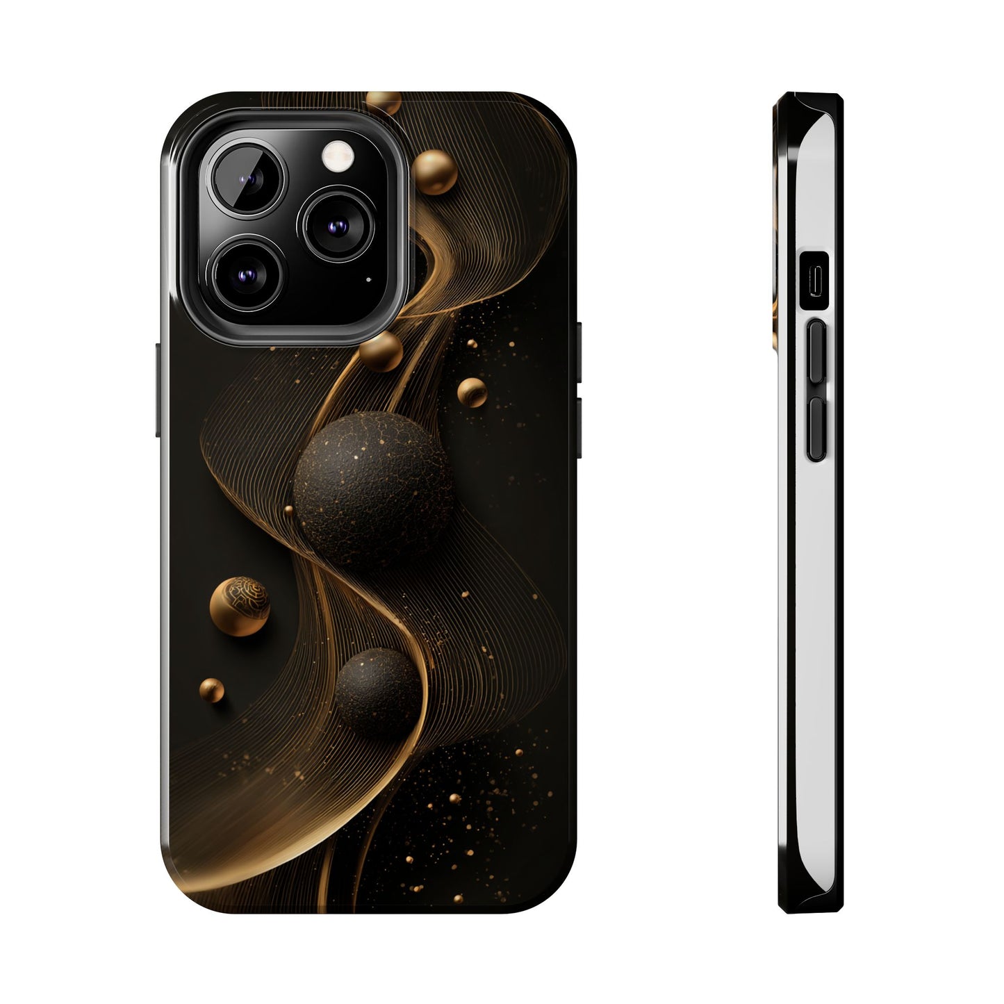 Elegant Abstract Galaxy Tough Phone Case - Perfect for Cosmic Art Lovers