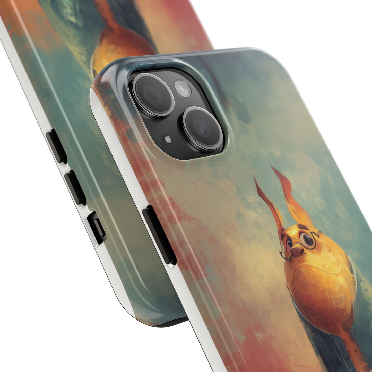 Animal Art Tough Phone Cases, Cute Character Phone Protector, Unique Cartoon Phone Cover, Fun Gift for Kids, Birthday or Holiday Present