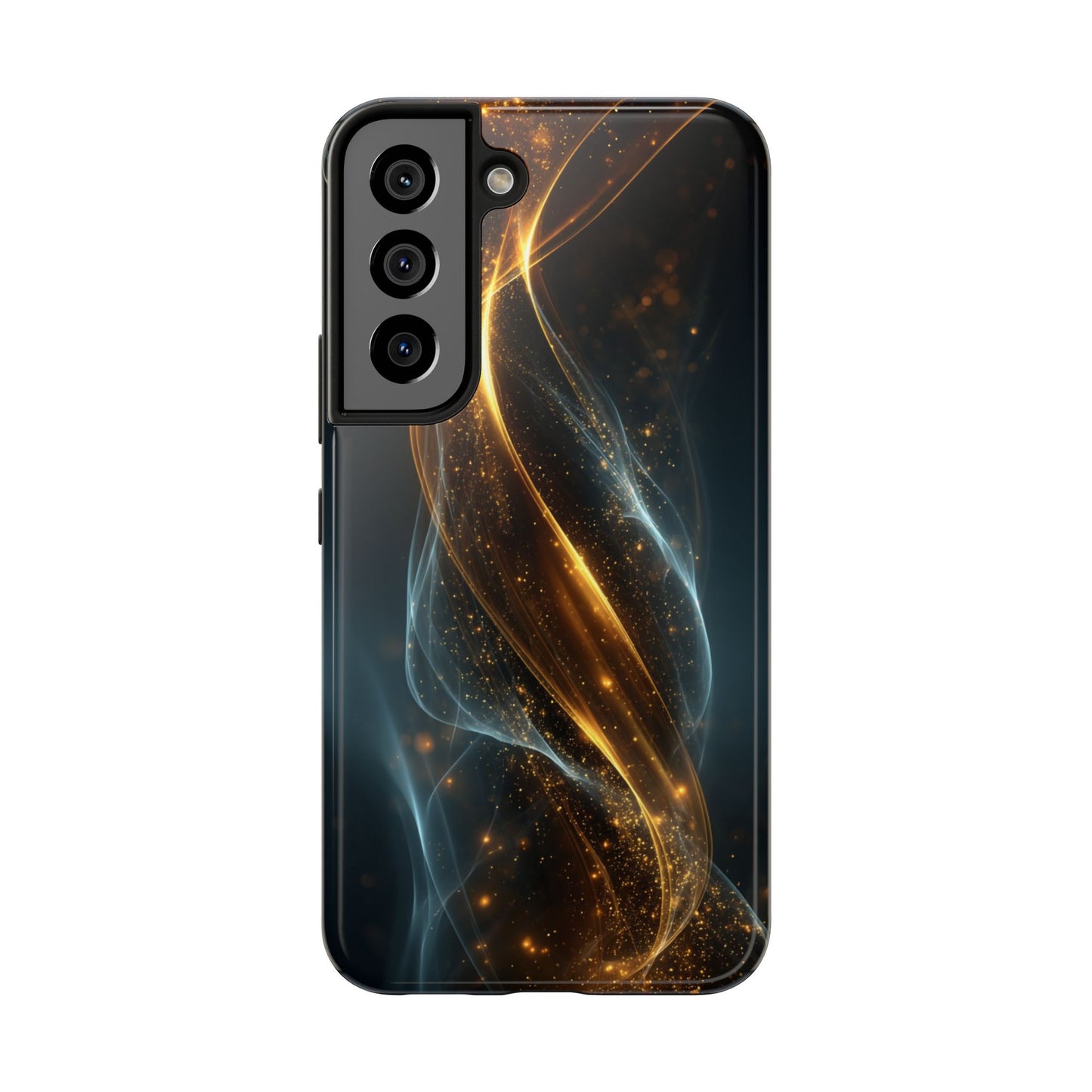 Stylish Tough Phone Case with Elegant Swirl Design