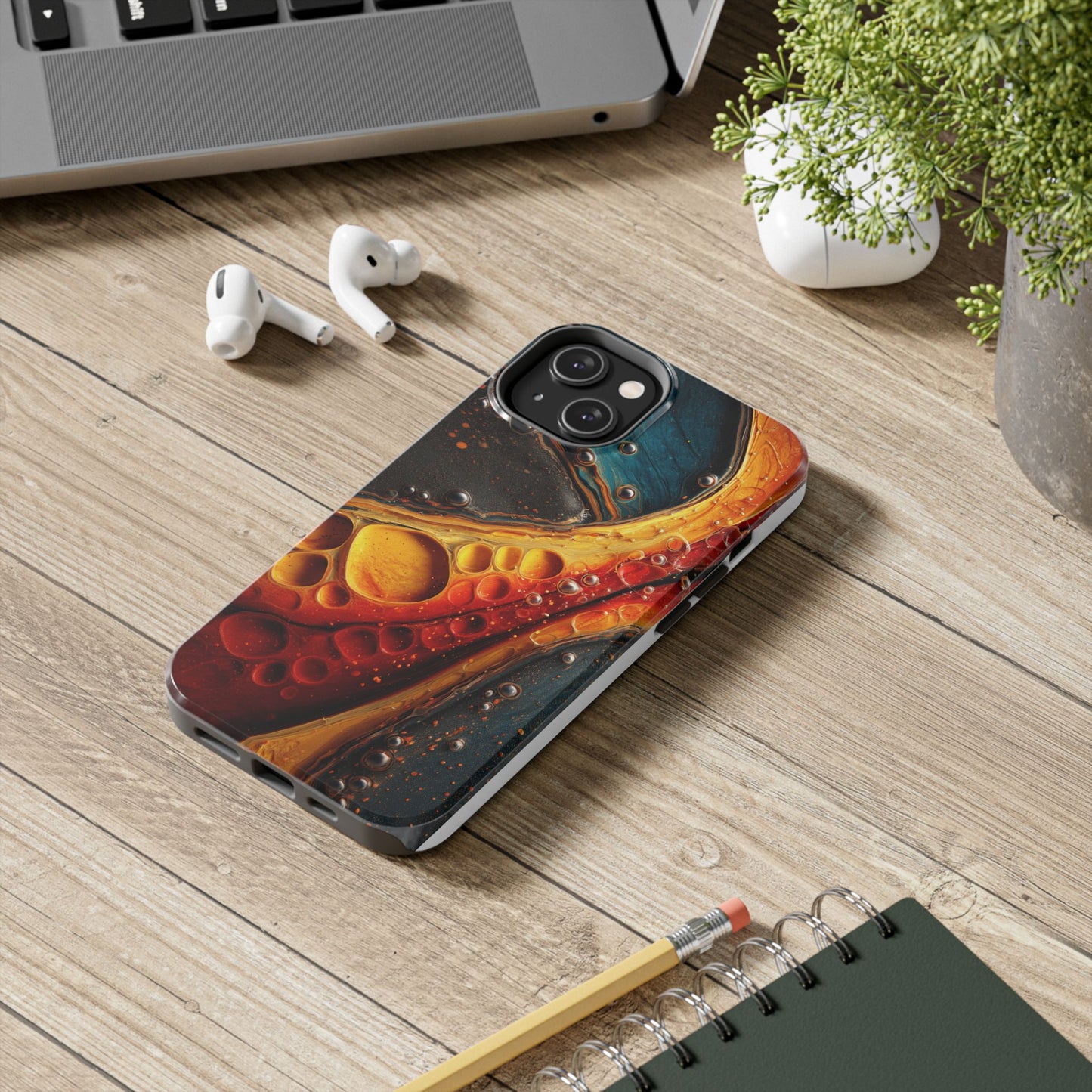 Vibrant Abstract Tough Phone Case - Protect Your Phone with Style