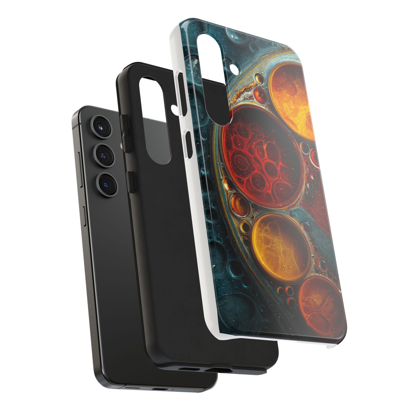 Vibrant Abstract Tough Phone Case - Durable Protection with Artistic Design