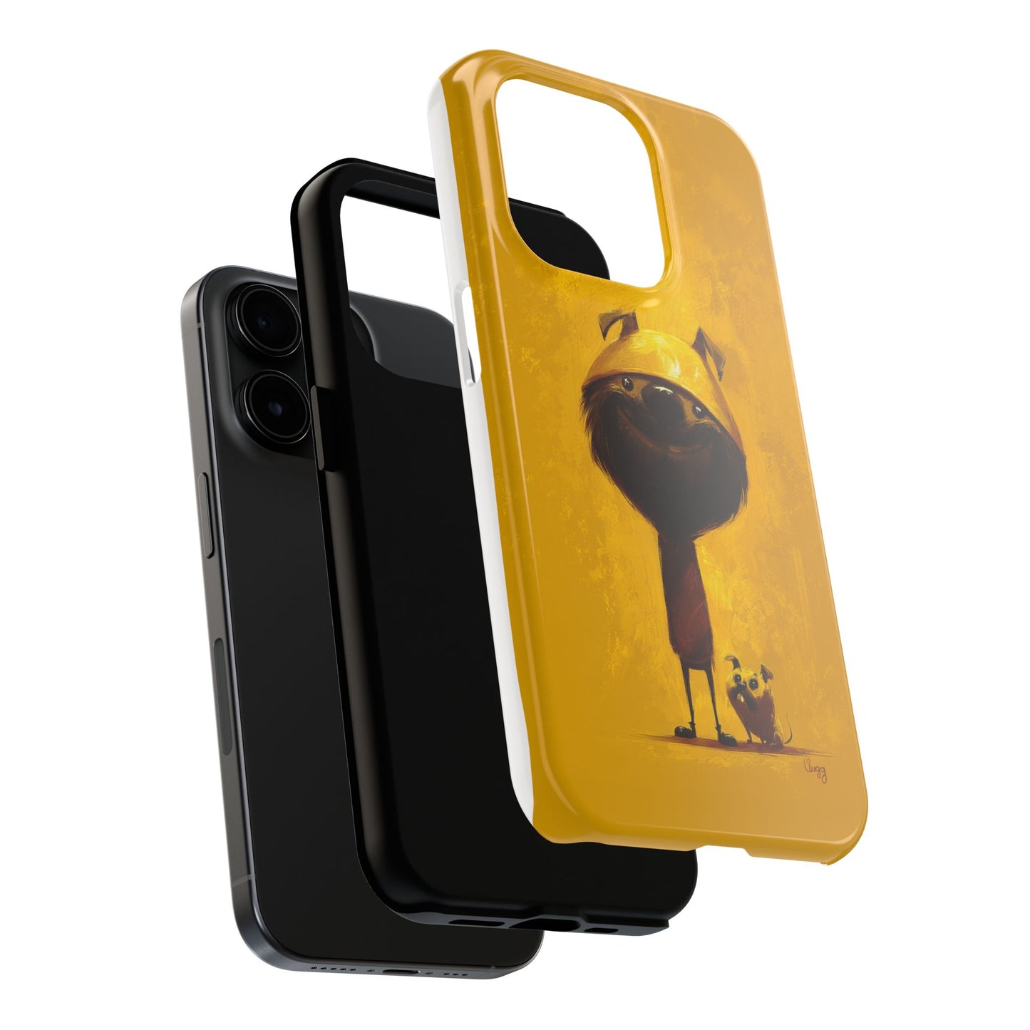 Cute Dog-Themed Tough Phone Cases - Durable Protection & Fun Design