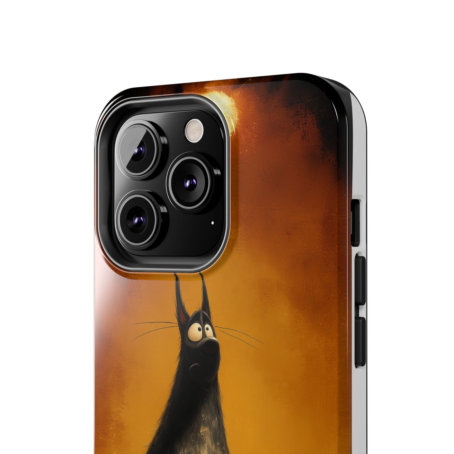 Whimsical Tough Phone Cases - Cat & Dog Design