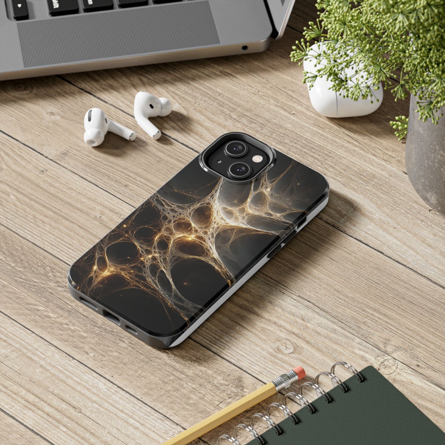 Abstract Cosmic Tough Phone Case - Stylish & Durable Cell Phone Protection