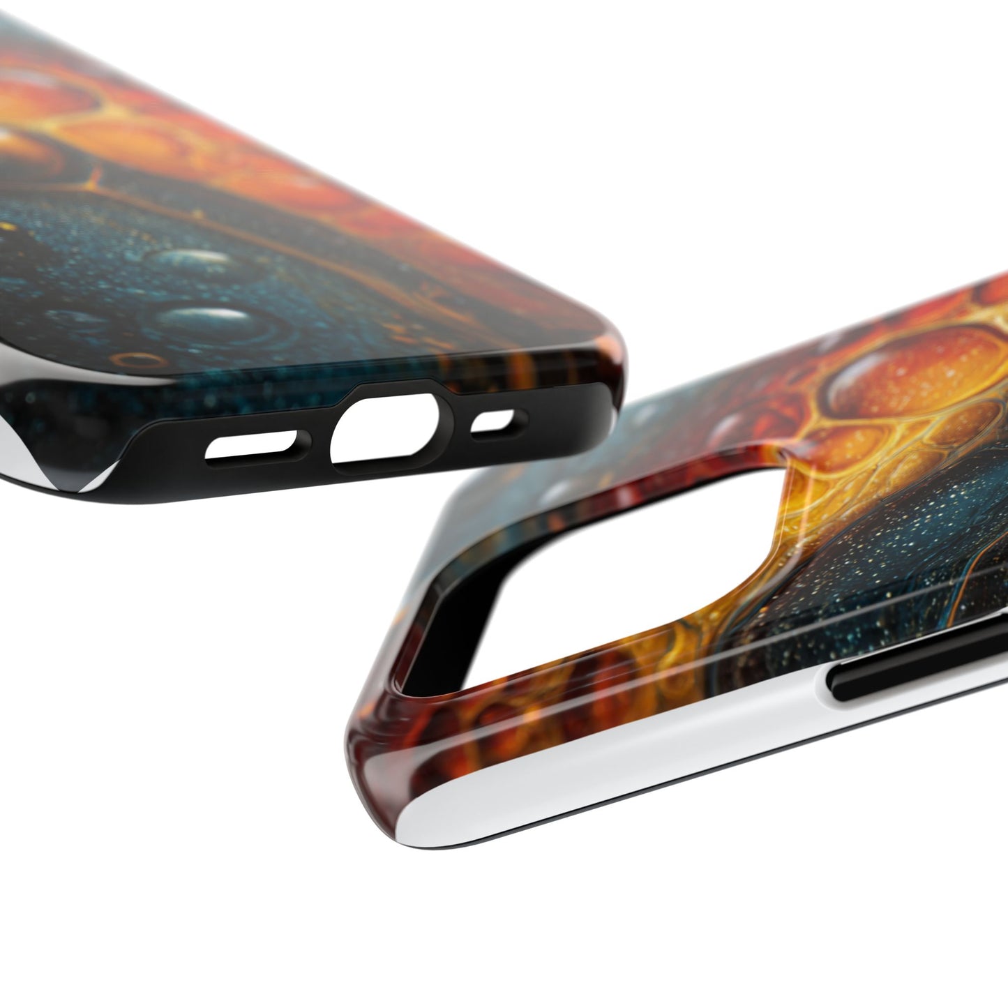 Abstract Art Tough Phone Case - Colorful Design for Stylish Protection