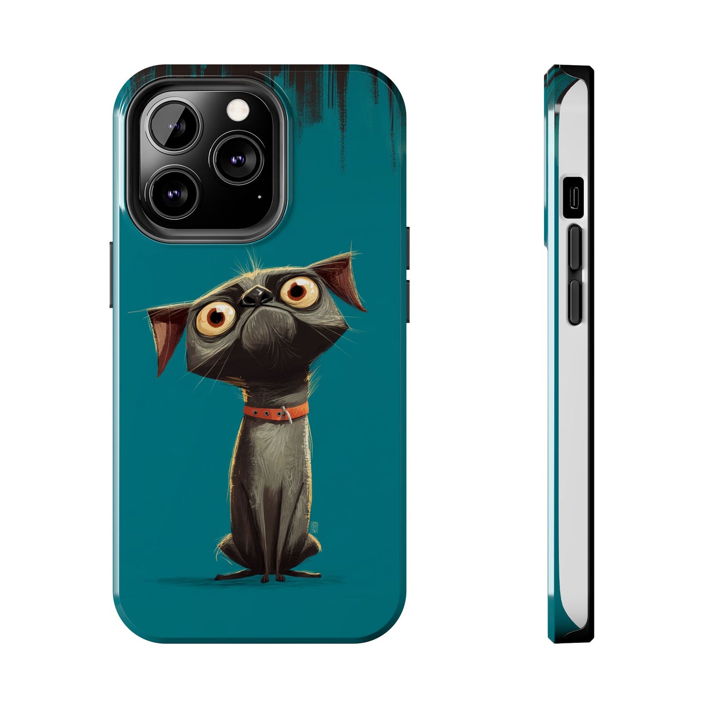 Cute Dog Tough Phone Case - Durable Protection for Pet Lovers