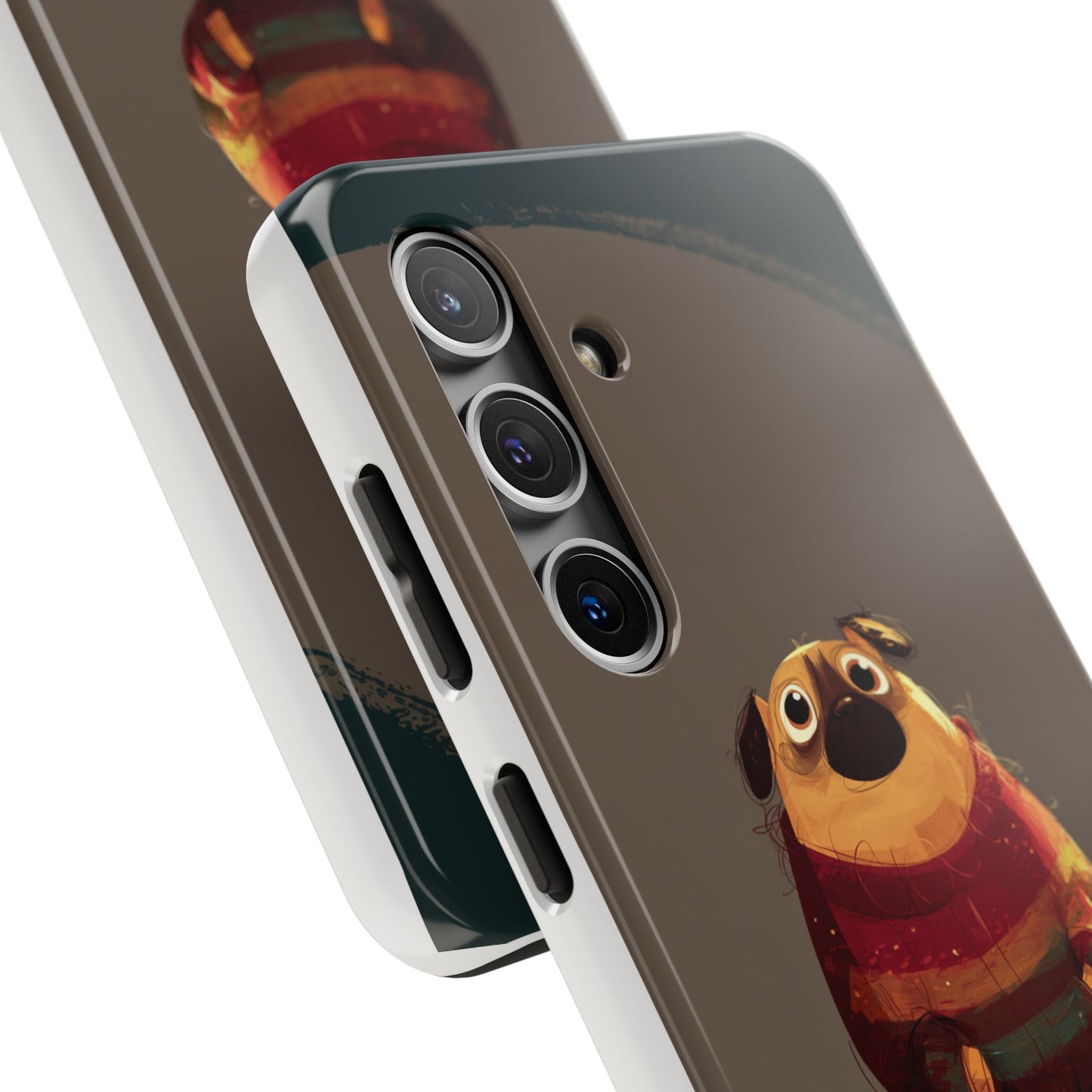 Cute Pug Tough Phone Case - Durable & Stylish Protection for Pet Lovers