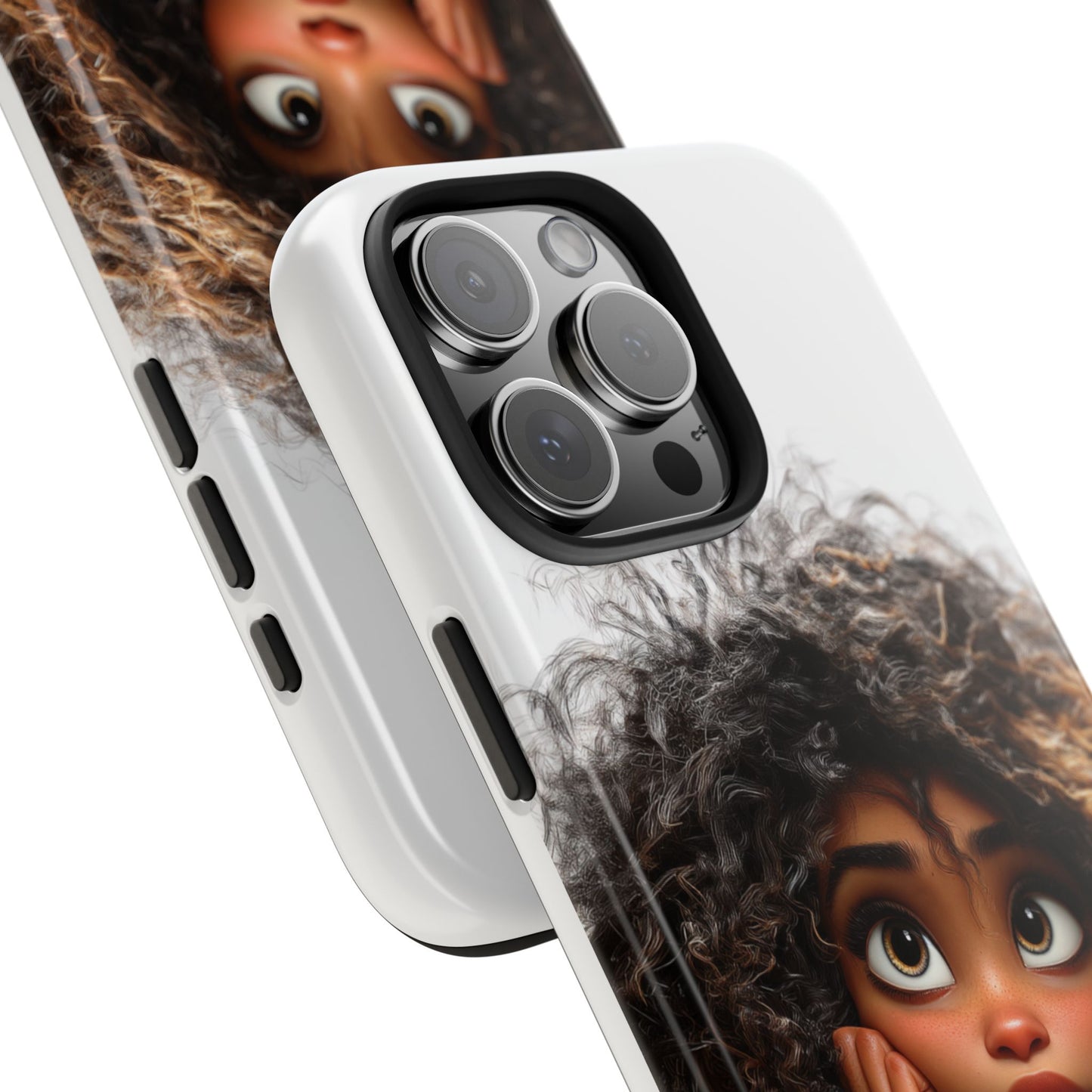 Whimsical Tough Phone Case – Playful Character Design for Teens & Creatives