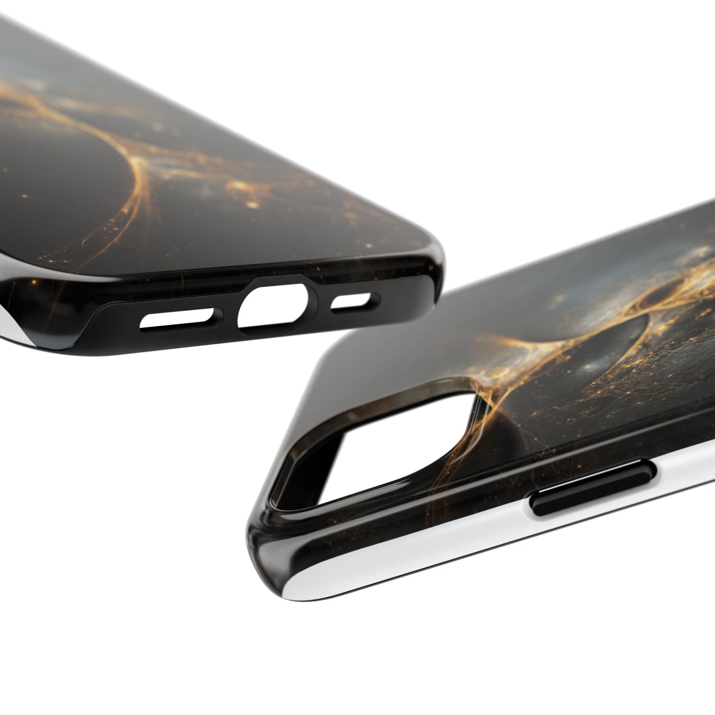 Galactic Elegance Tough Phone Case - Premium Protection for Cosmic Lovers