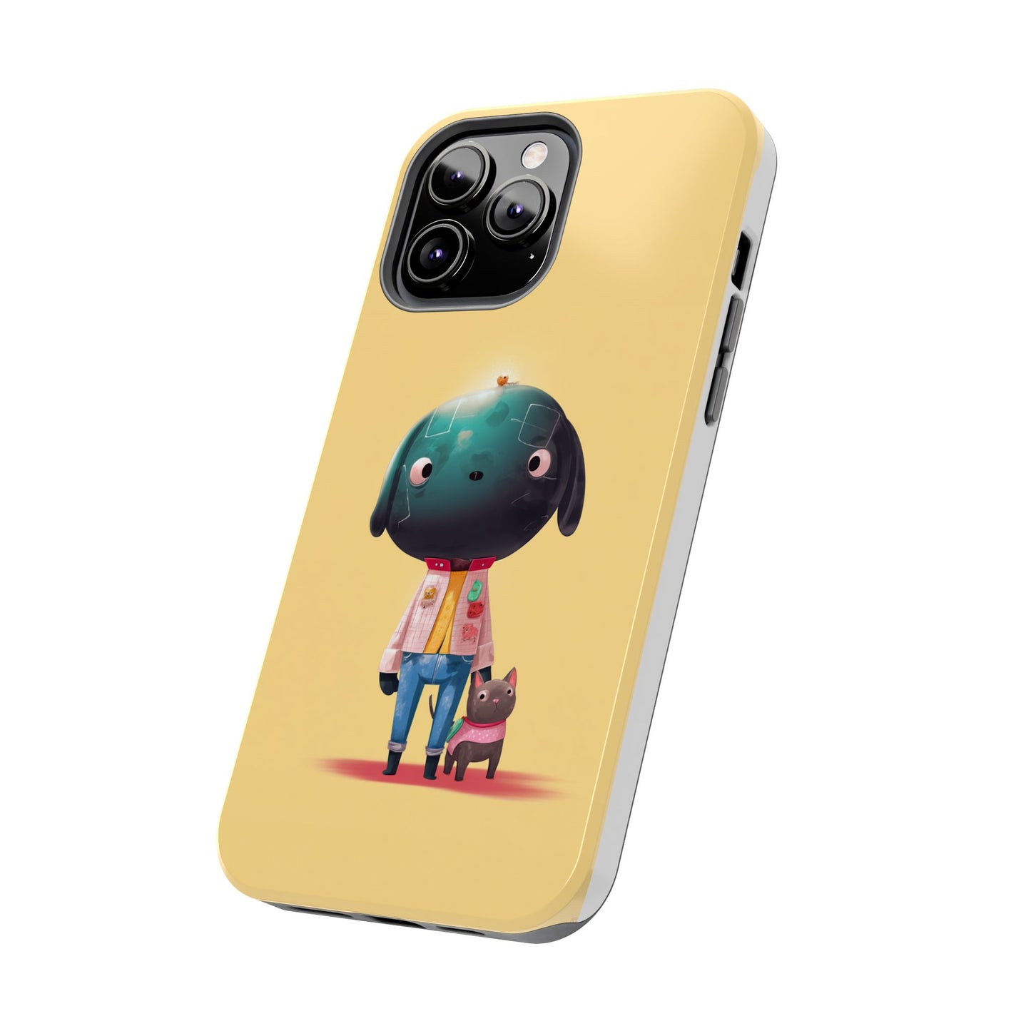Cute Dog-Themed Tough Phone Cases for Pet Lovers - Durable Protection & Whimsical Design