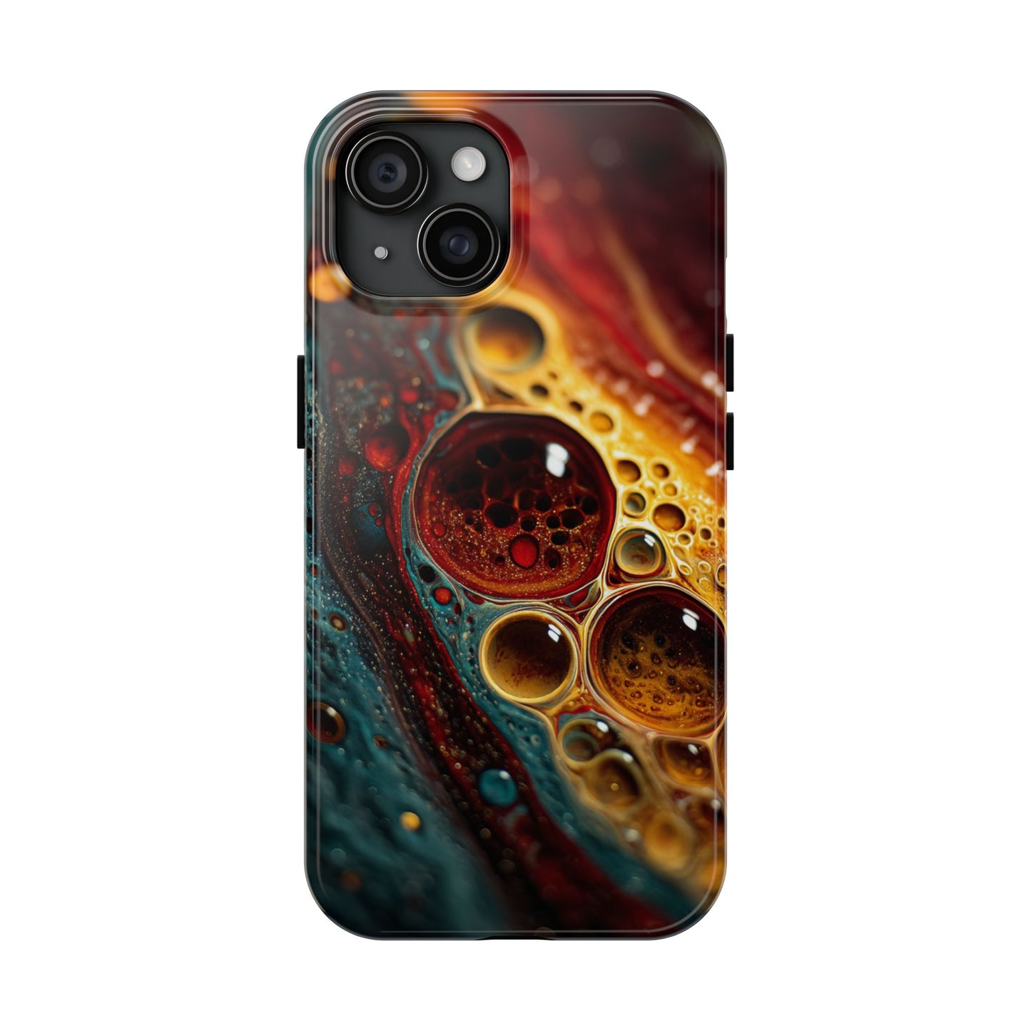Vibrant Abstract Tough Phone Case - Unique Art for Stylish Protection