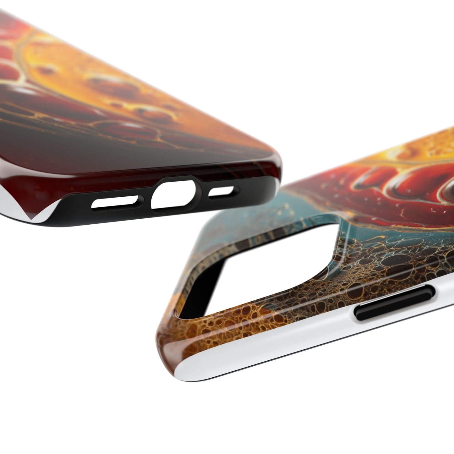 Vibrant Abstract Tough Phone Case - Colorful Protection for Your Device