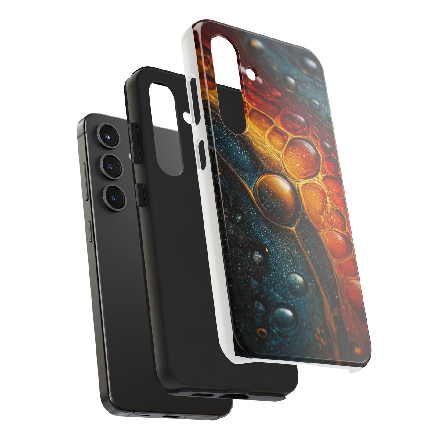 Abstract Art Tough Phone Case - Colorful Design for Stylish Protection