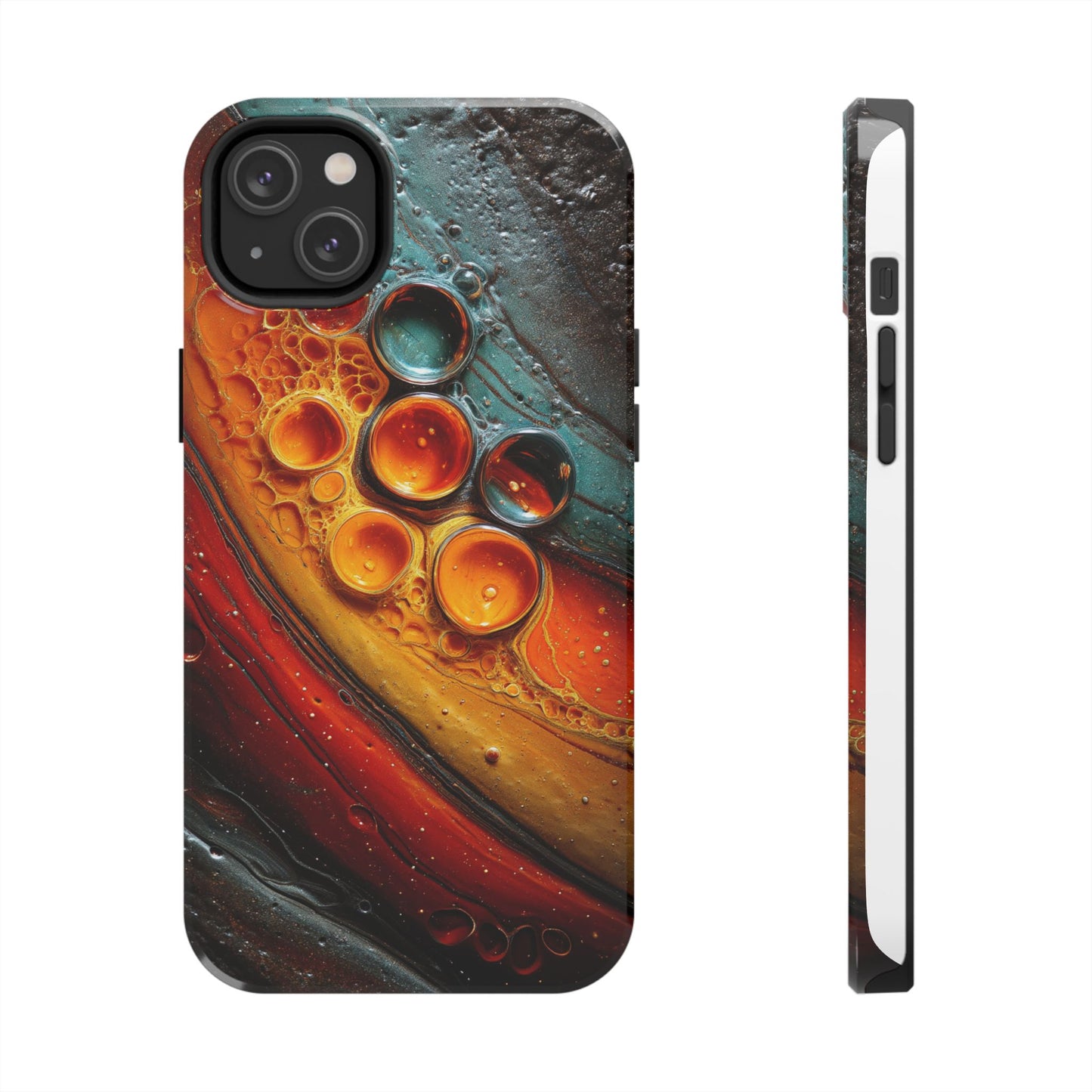 Artistic Tough Phone Case - Unique Abstract Design for Durable Protection