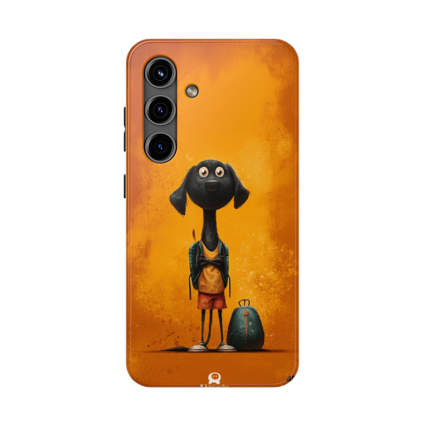 Cute Dog Art Tough Phone Case for Animal Lovers