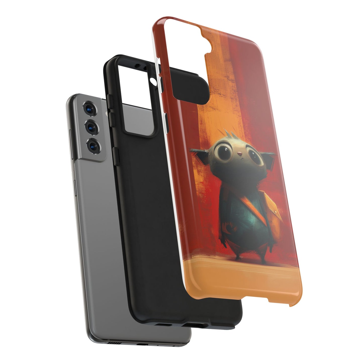 Adventurous Character Tough Phone Case - Durable Protection for Creative Souls