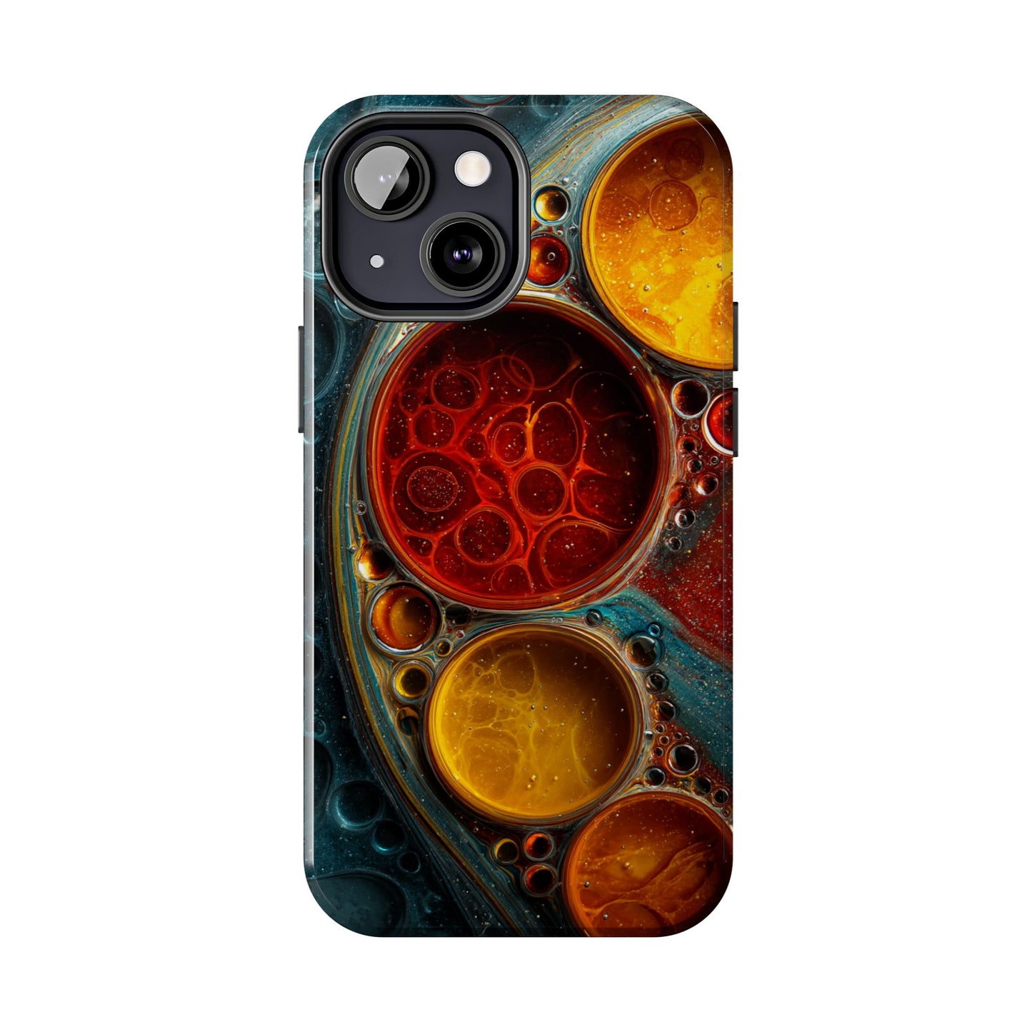 Vibrant Abstract Tough Phone Case - Durable Protection with Artistic Design