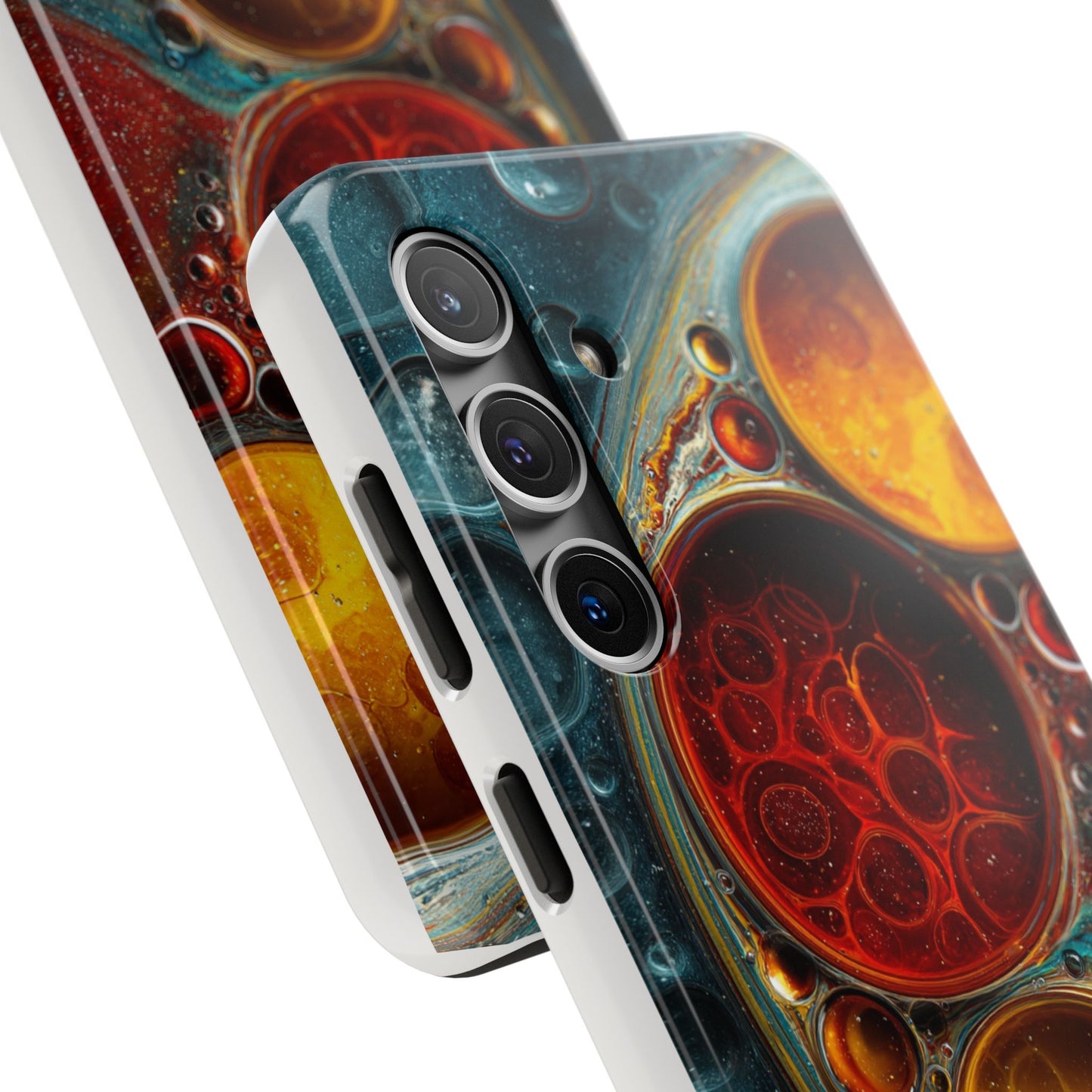Vibrant Abstract Tough Phone Case - Durable Protection with Artistic Design