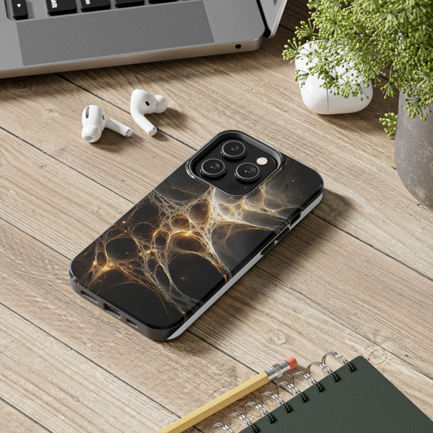 Abstract Cosmic Tough Phone Case - Stylish & Durable Cell Phone Protection