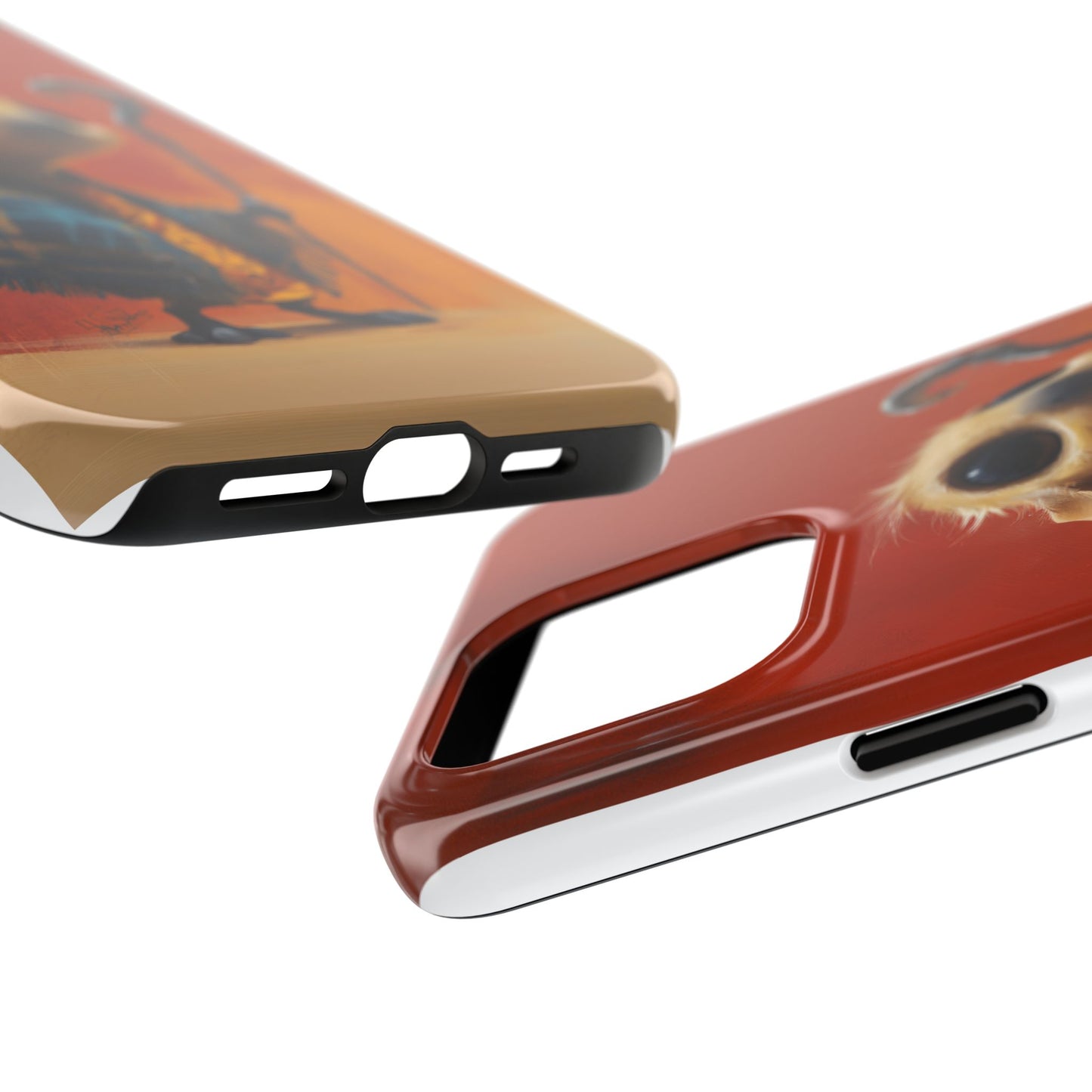 Whimsical Tough Phone Case - Cute Character Design for Kids & Adults