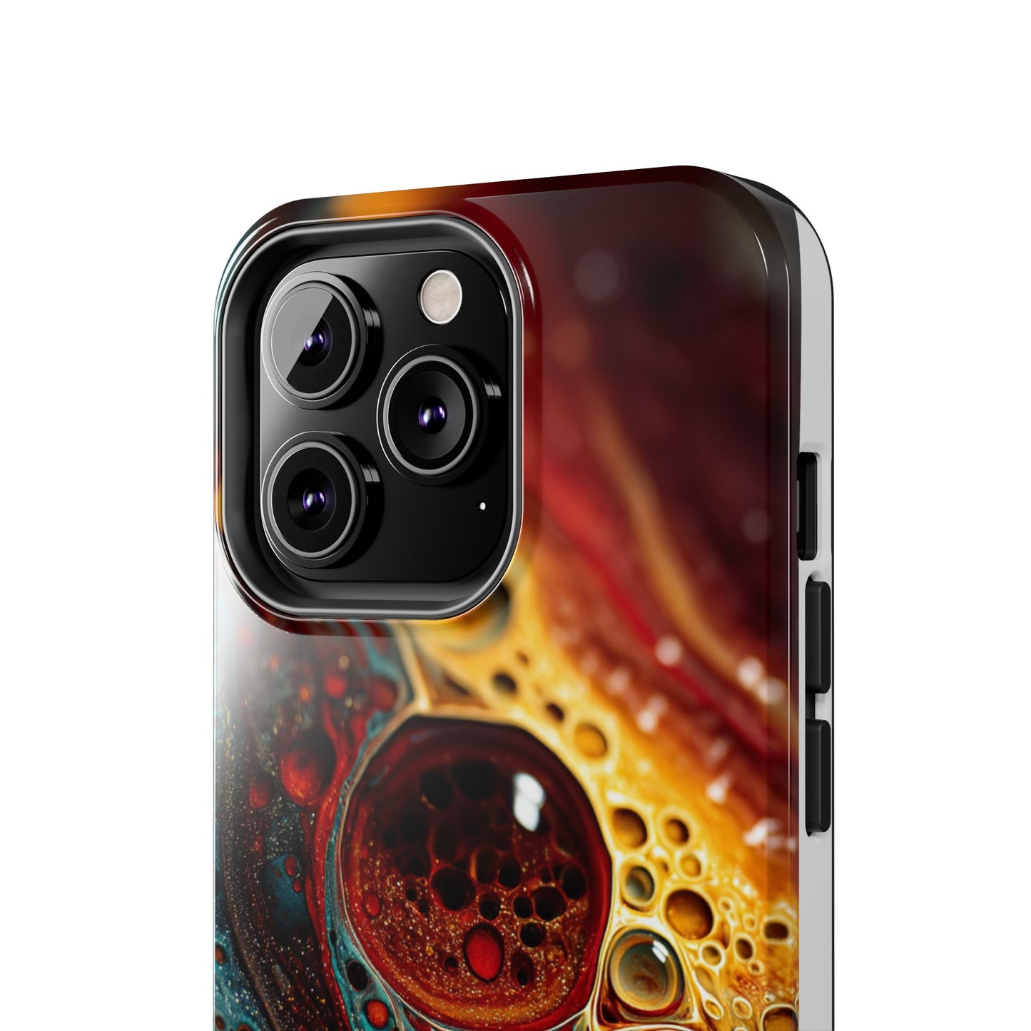 Vibrant Abstract Tough Phone Case - Unique Art for Stylish Protection