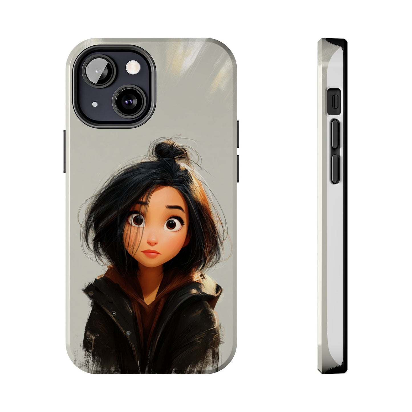 Artistic Tough Phone Case - Unique Design for Creative Souls