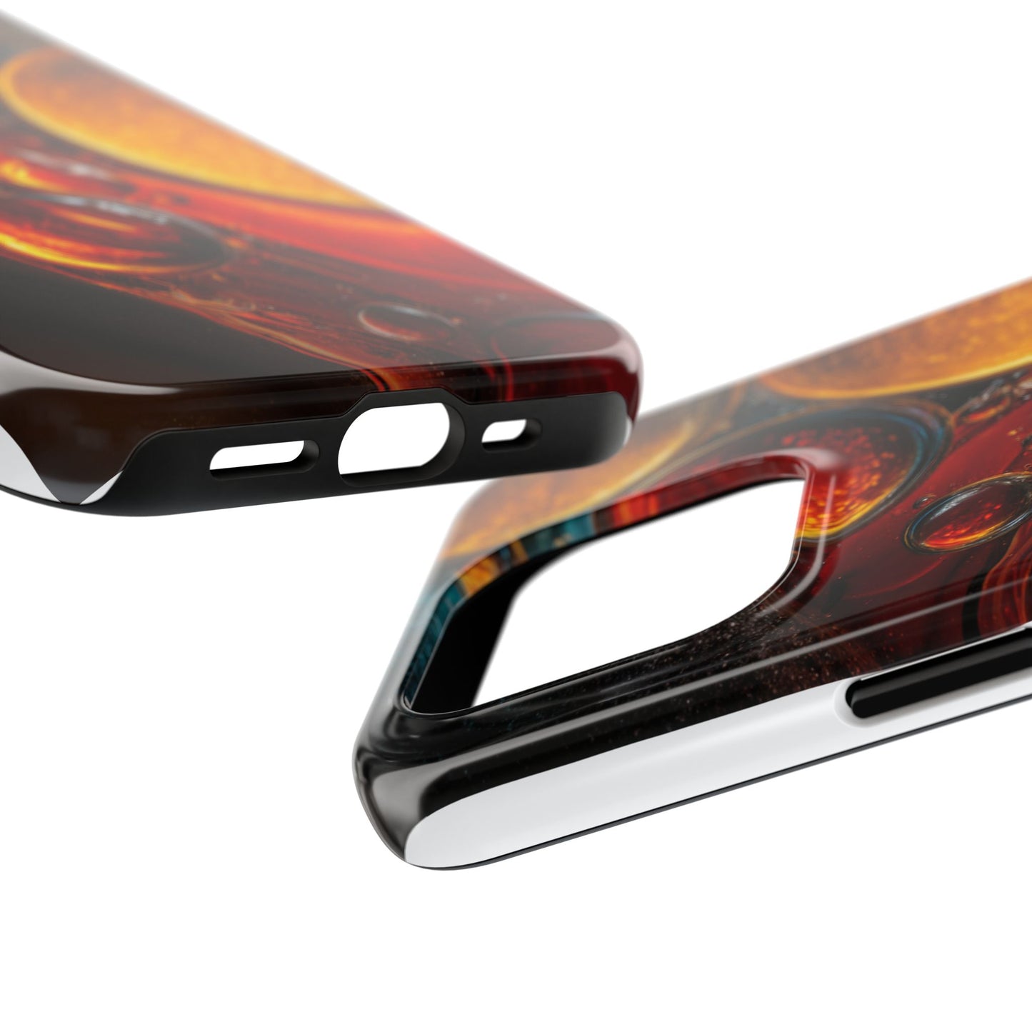 Vibrant Abstract Tough Phone Case - Protective Cover with Colorful Design