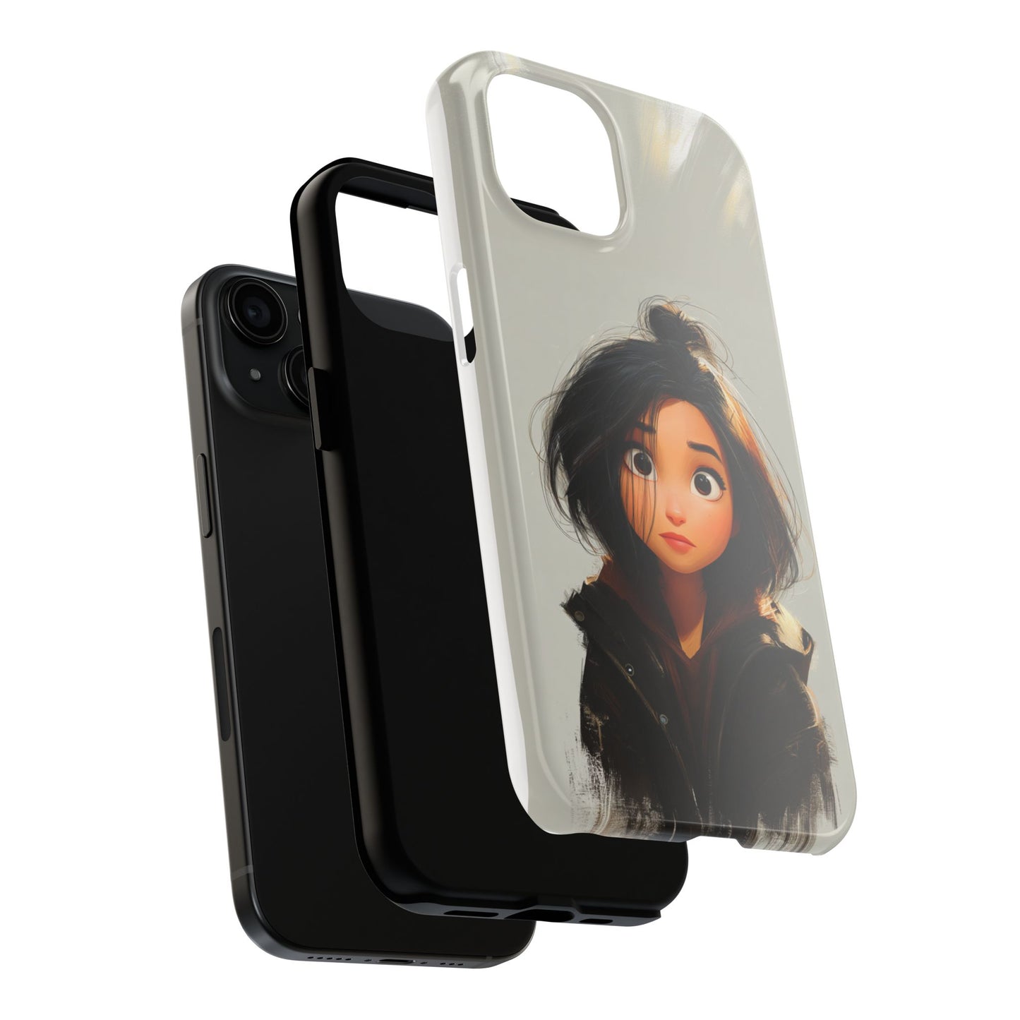 Artistic Tough Phone Case - Unique Design for Creative Souls